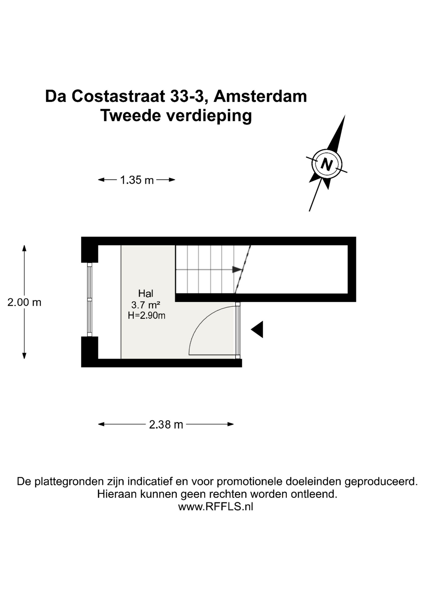 Da Costastraat 33 3 in AMSTERDAM-38