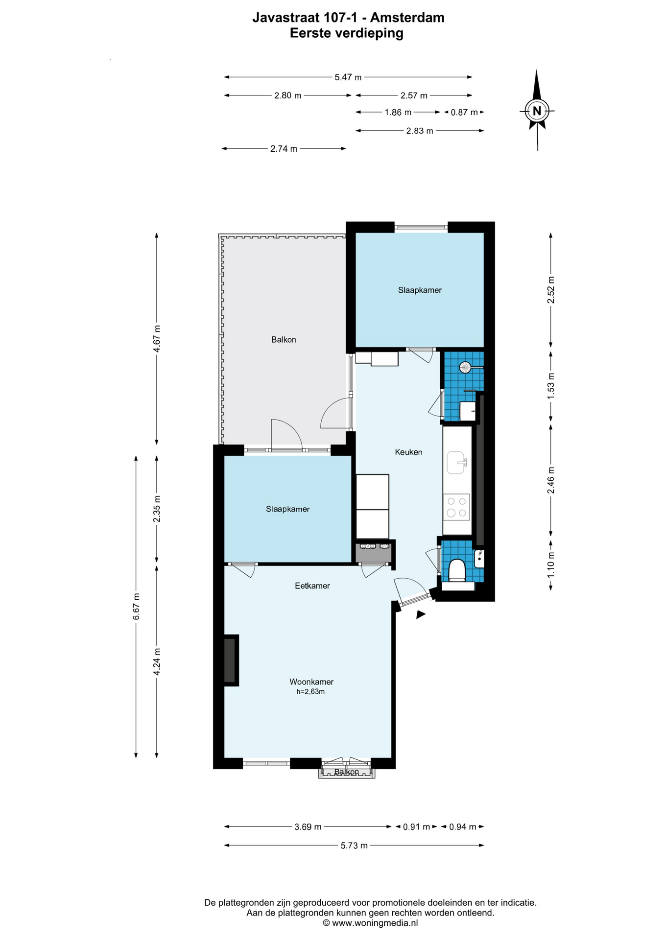Javastraat 107 1 in AMSTERDAM-23