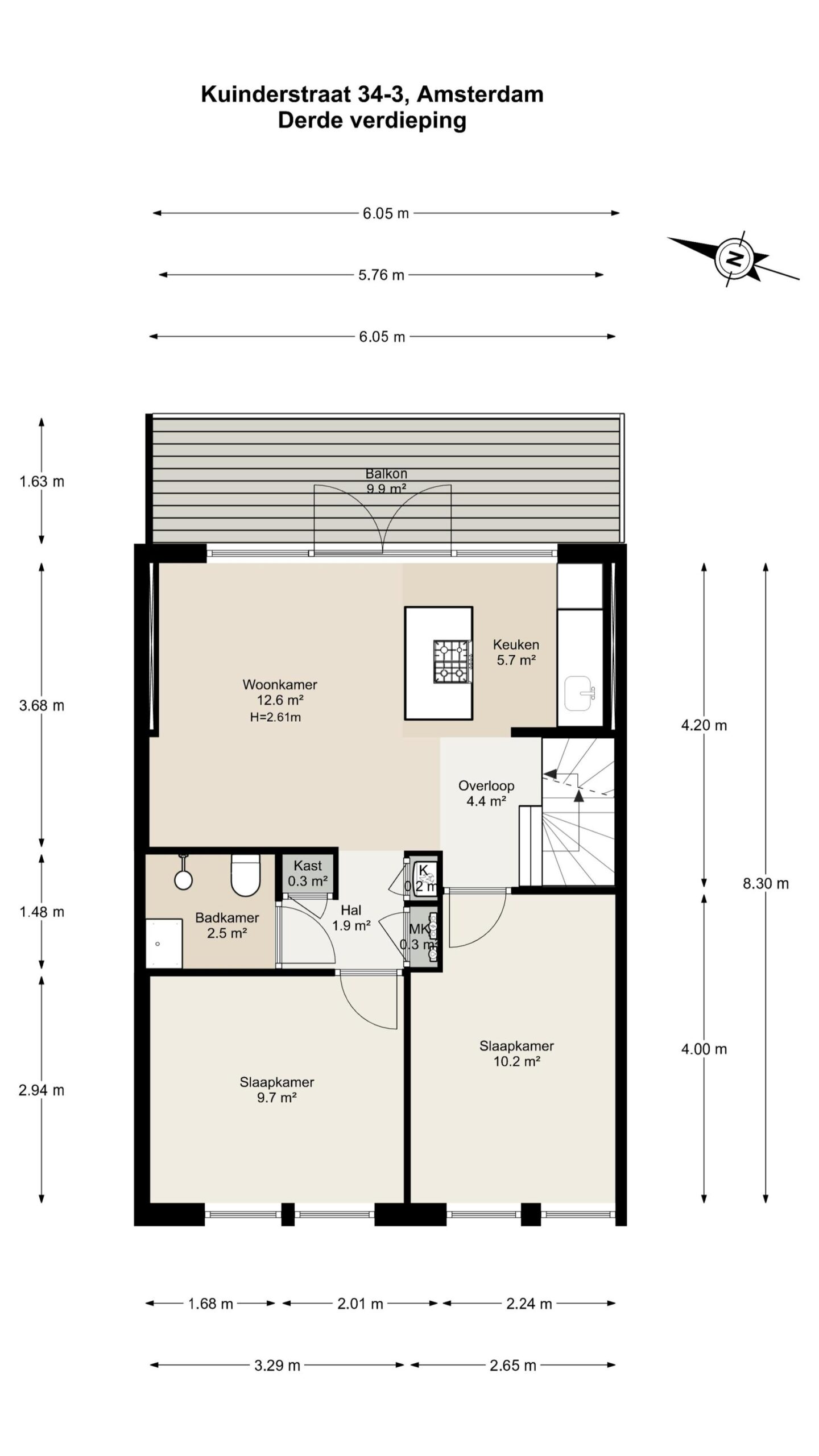 Kuinderstraat 34 3 in AMSTERDAM-19