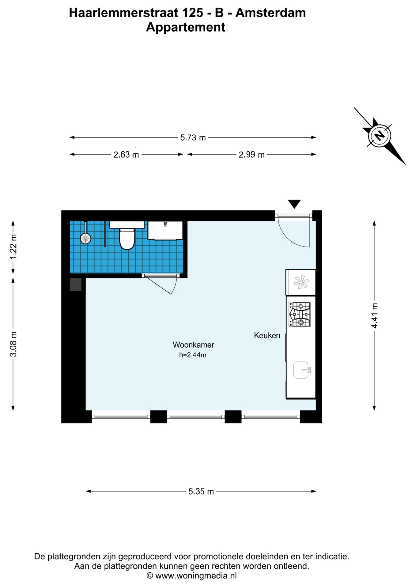 Haarlemmerstraat 125 B in AMSTERDAM-22