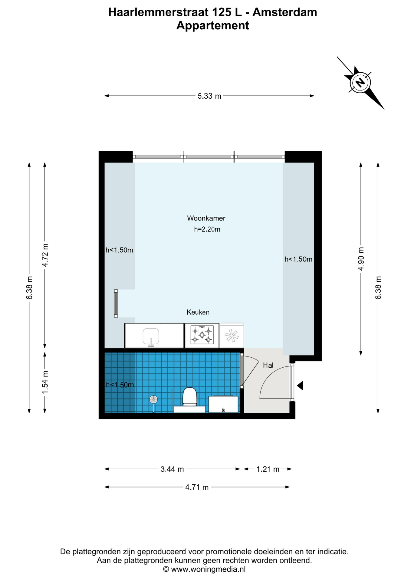 Haarlemmerstraat 125 L in AMSTERDAM-21
