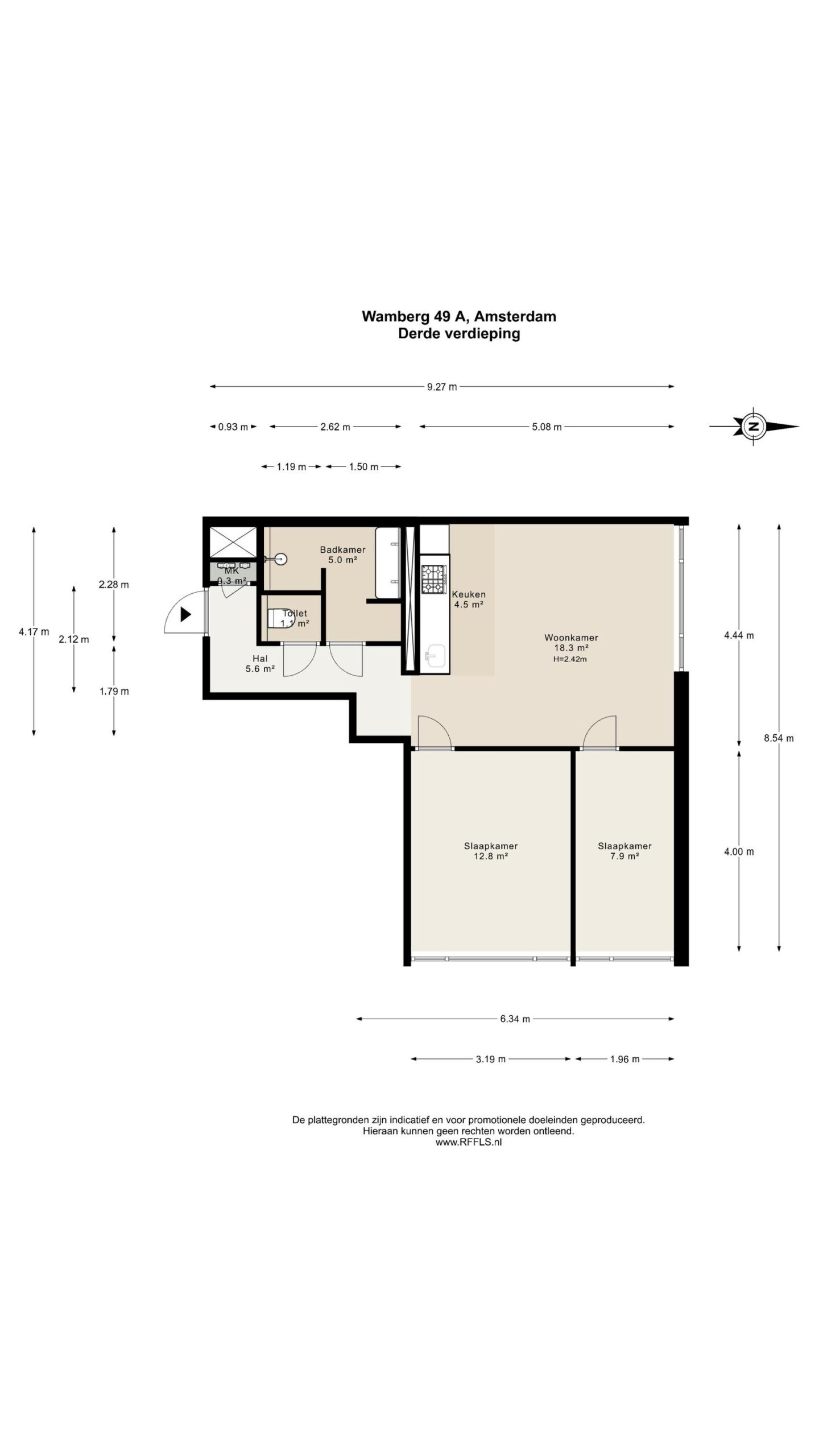 Wamberg 49 A in AMSTERDAM-25