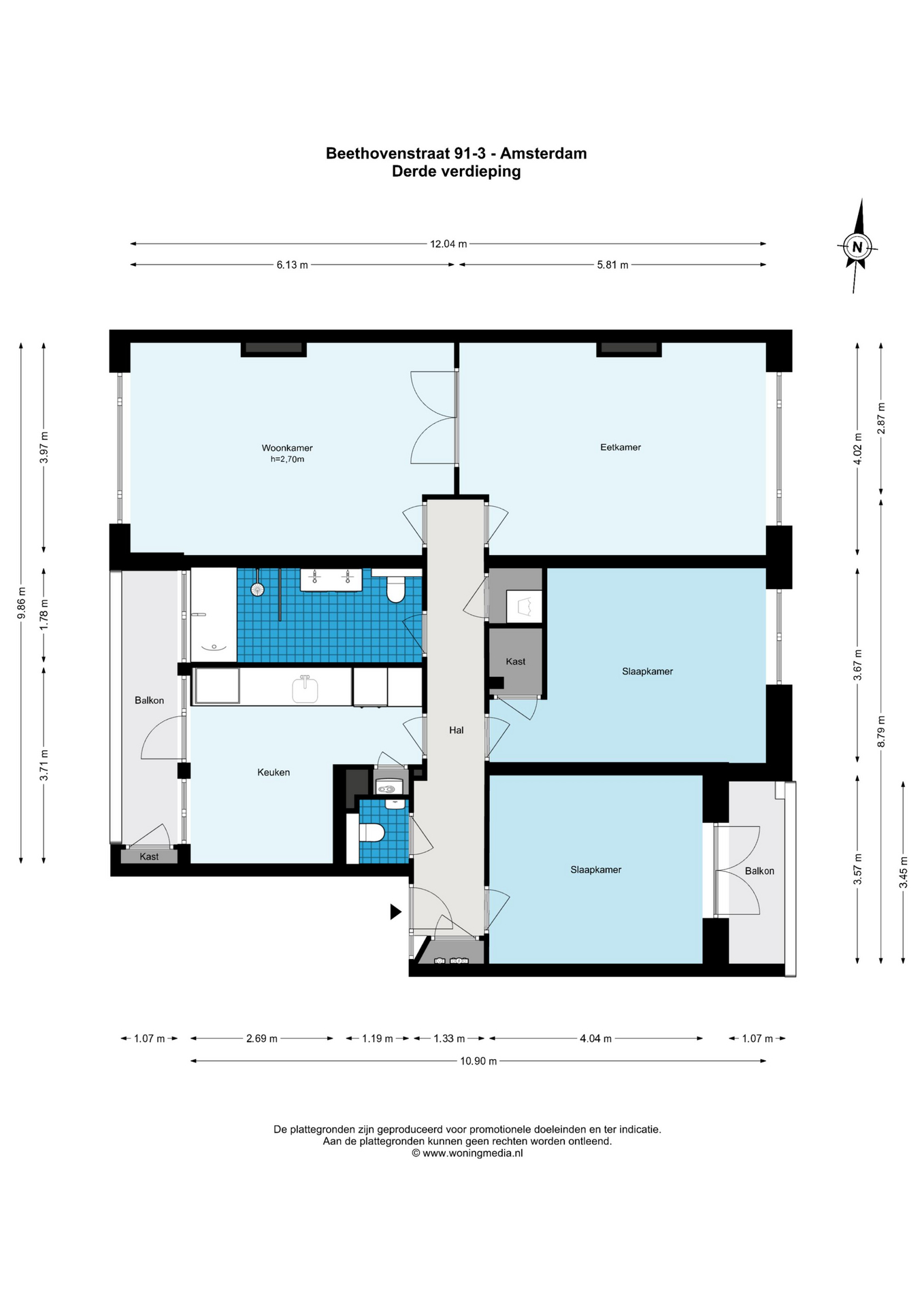 Beethovenstraat 91 3 in AMSTERDAM-28