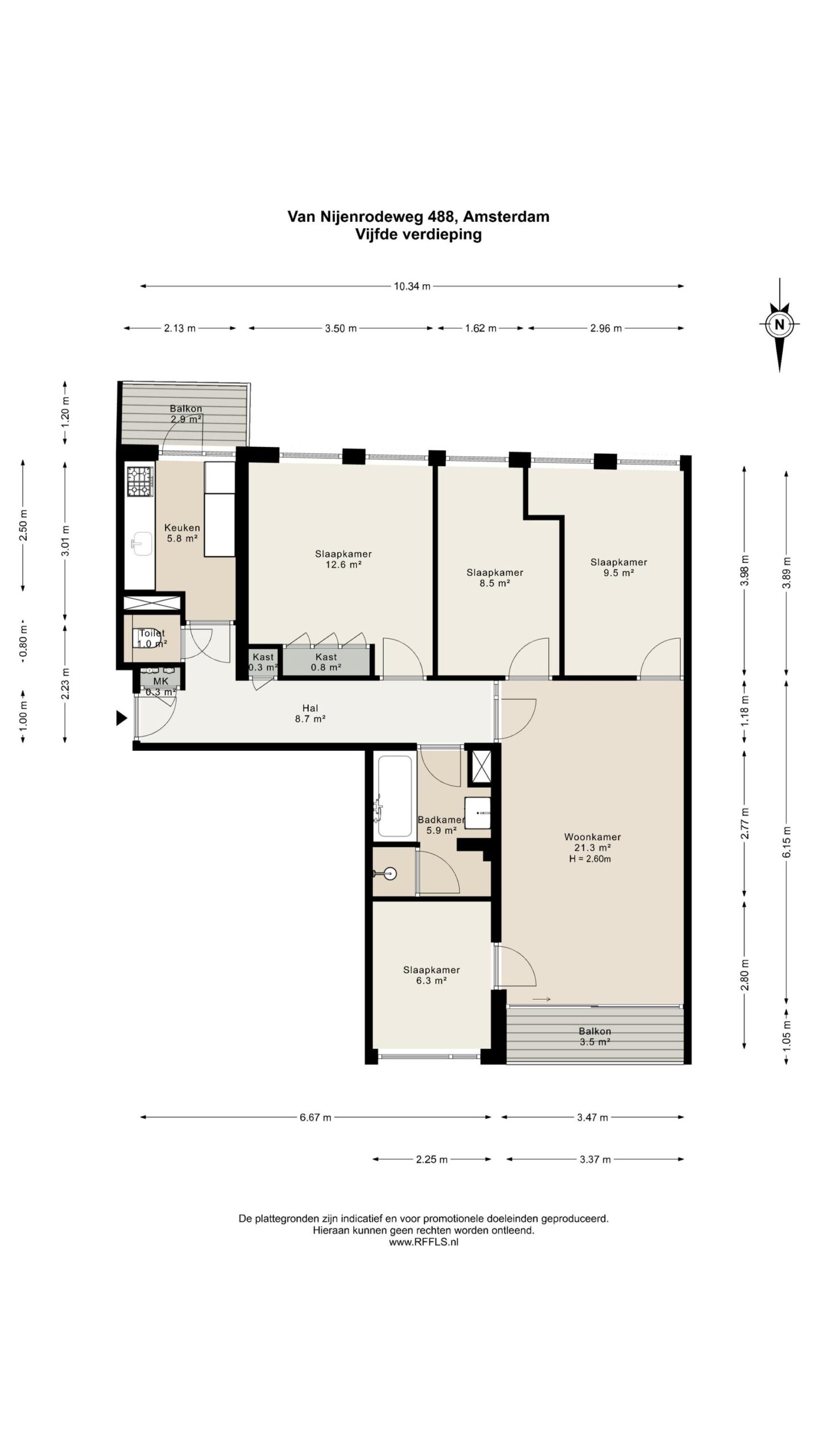 Van Nijenrodeweg 488 in AMSTERDAM-24