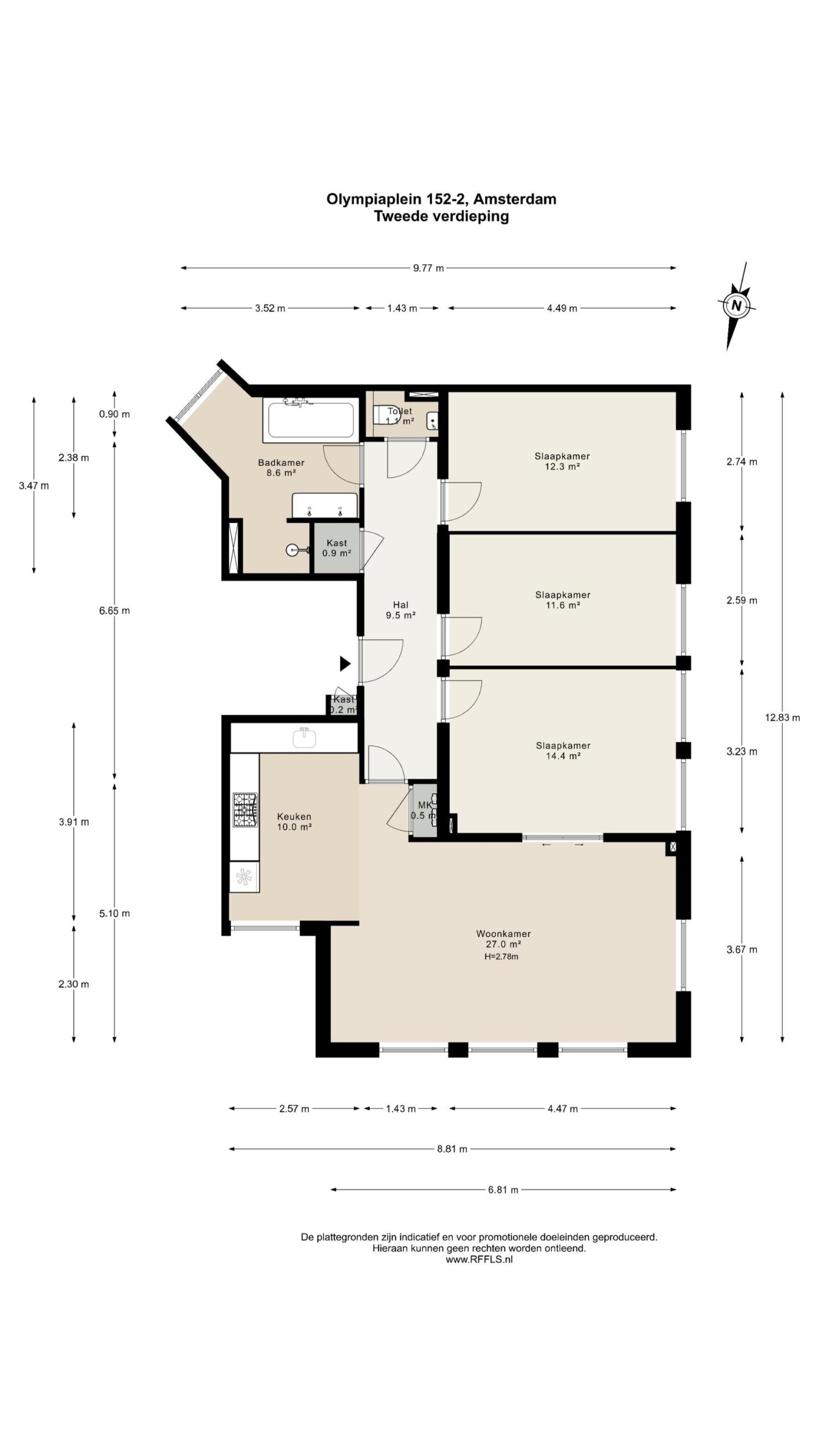 Olympiaplein 152 2 in AMSTERDAM-27
