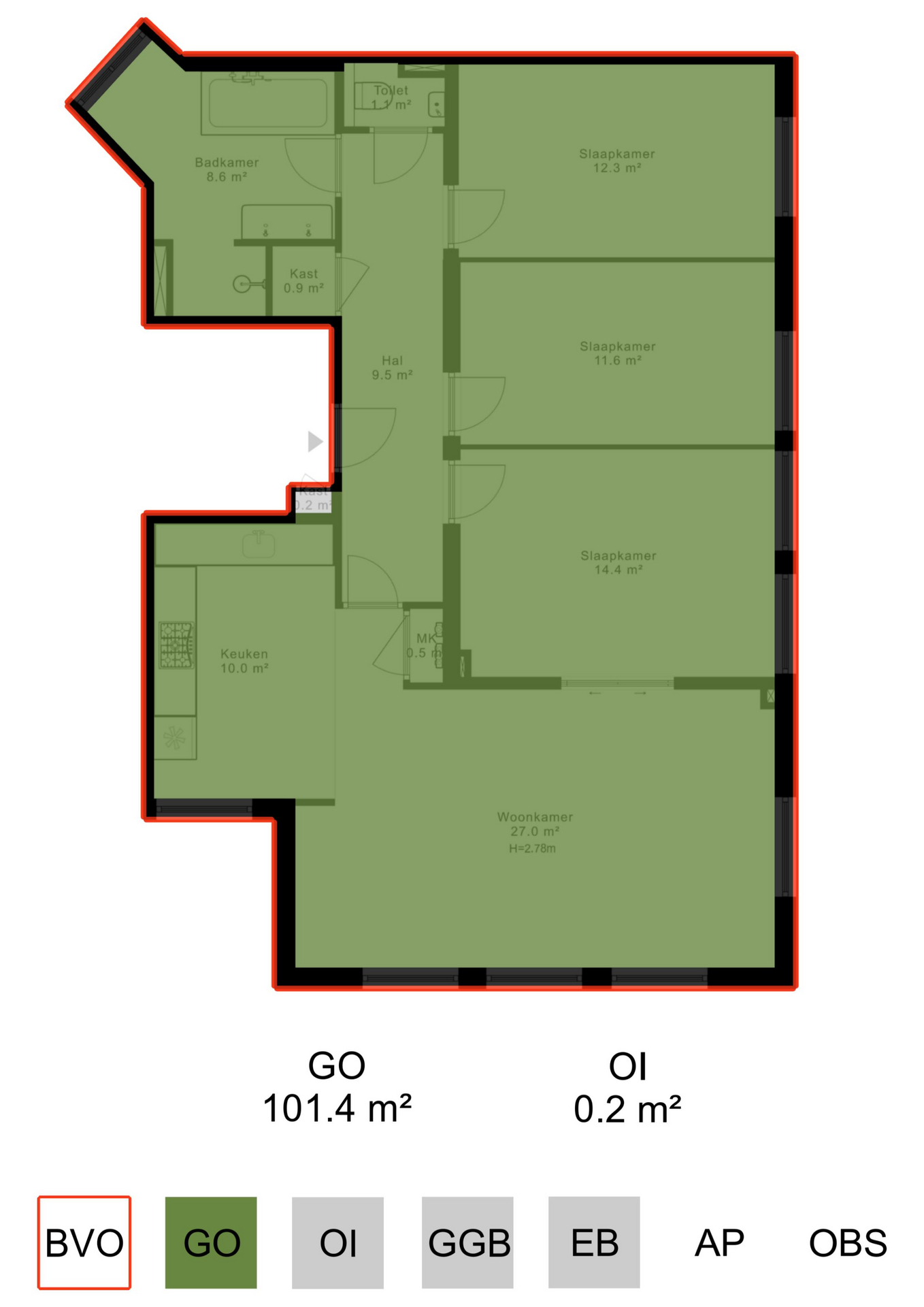 Olympiaplein 152 2 in AMSTERDAM-29