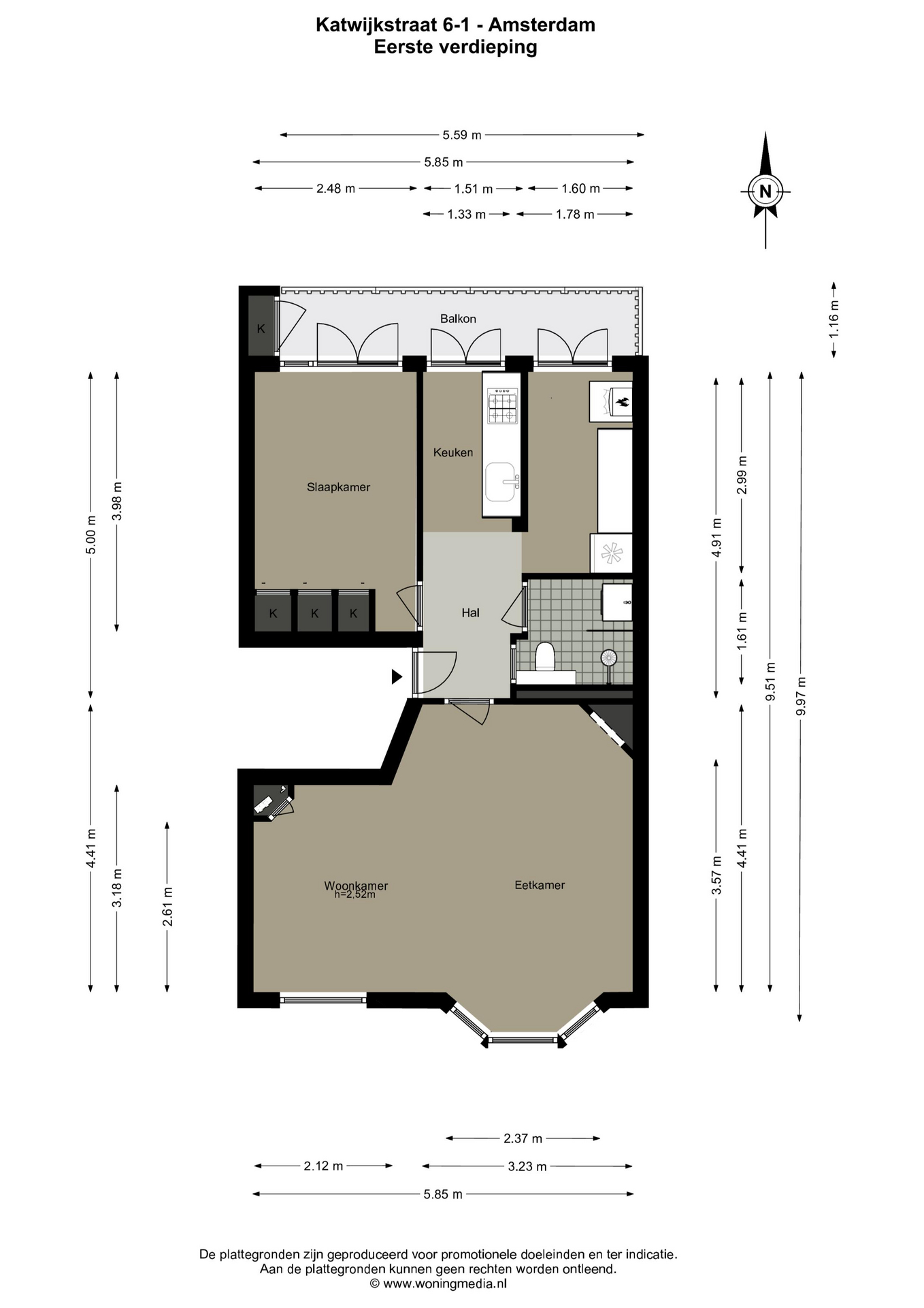 Katwijkstraat 6 1 in AMSTERDAM-30