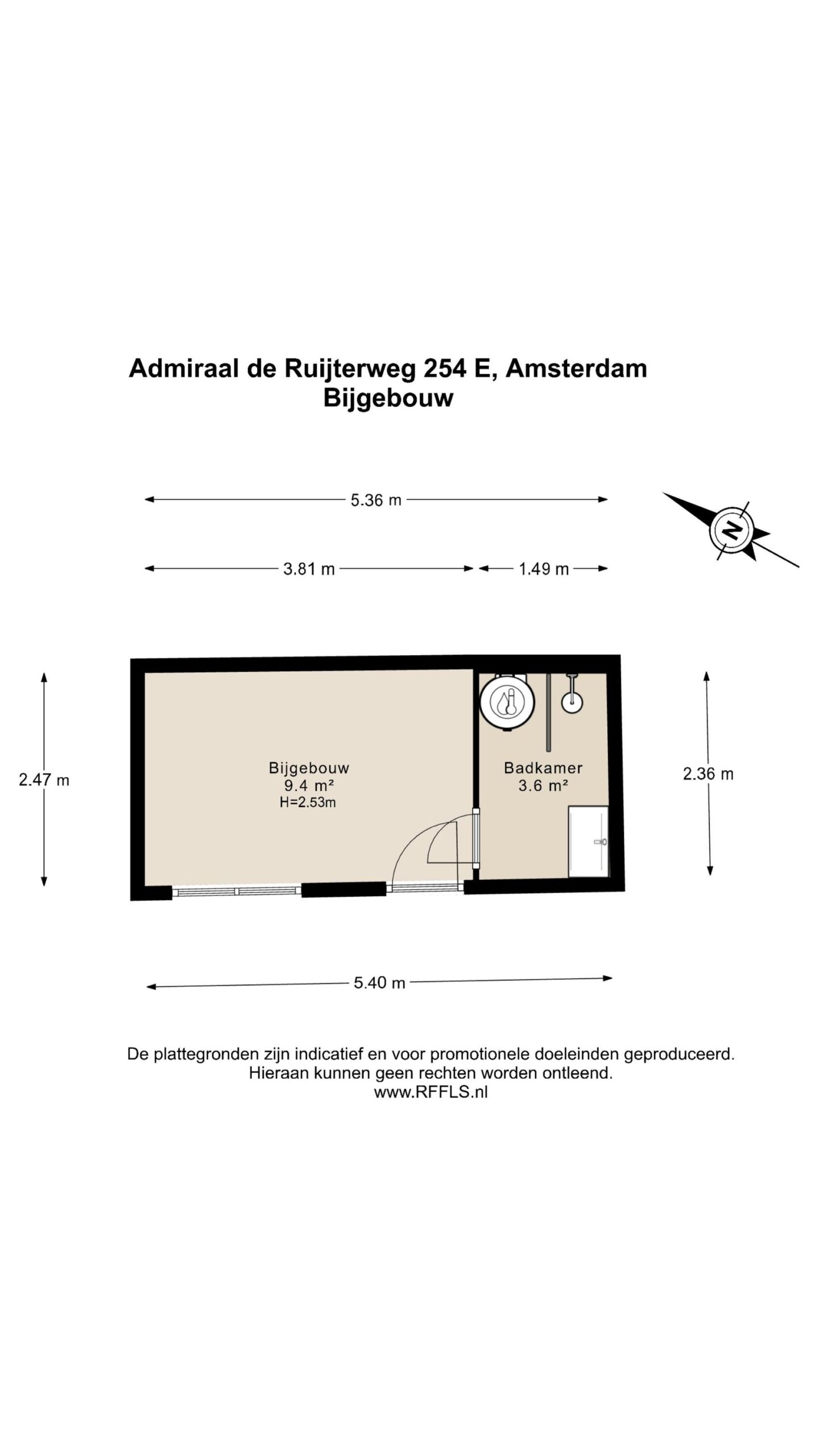 Admiraal De Ruijterweg 254 E in AMSTERDAM-40