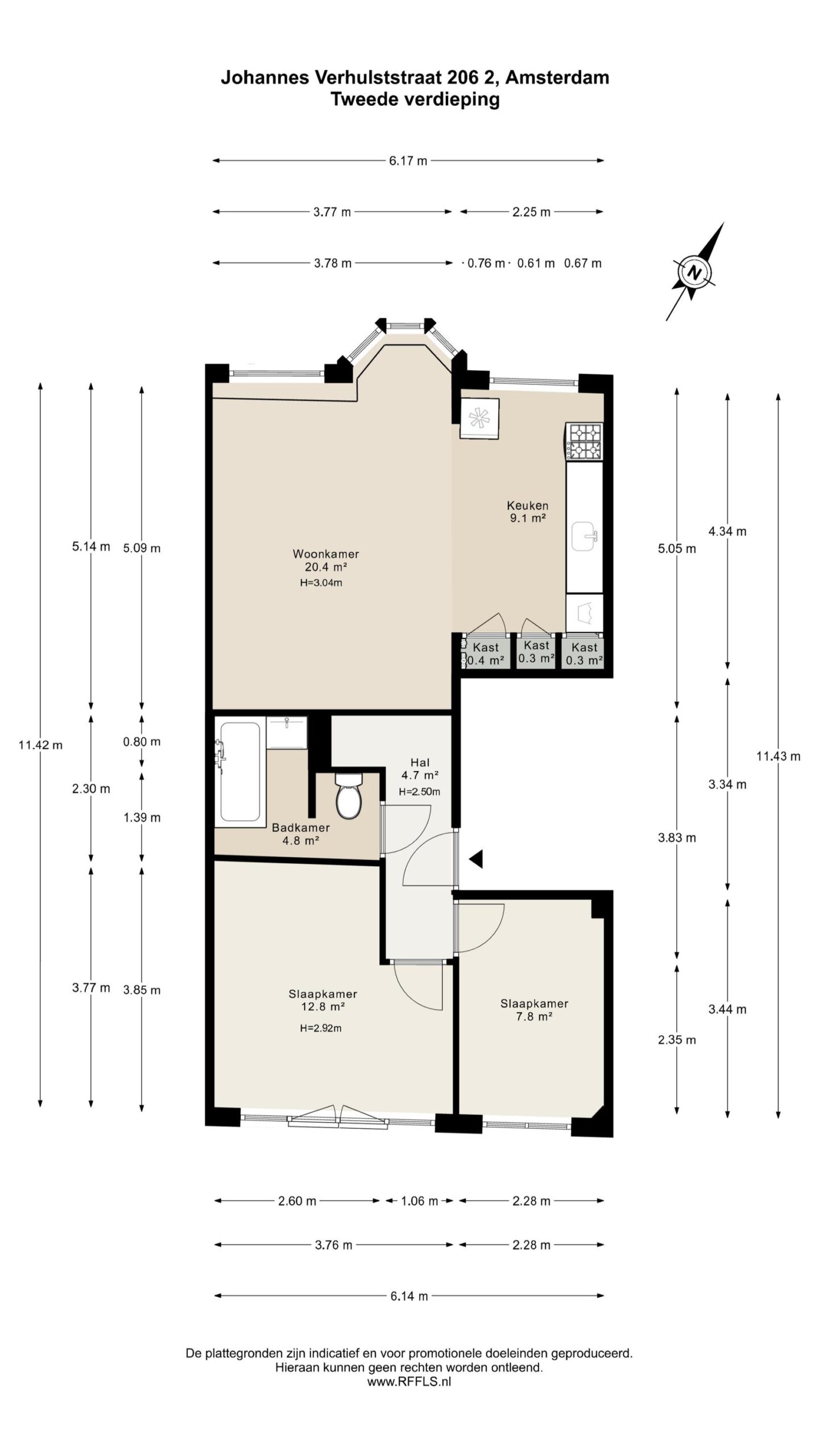 Johannes Verhulststraat 206 2 in AMSTERDAM-35