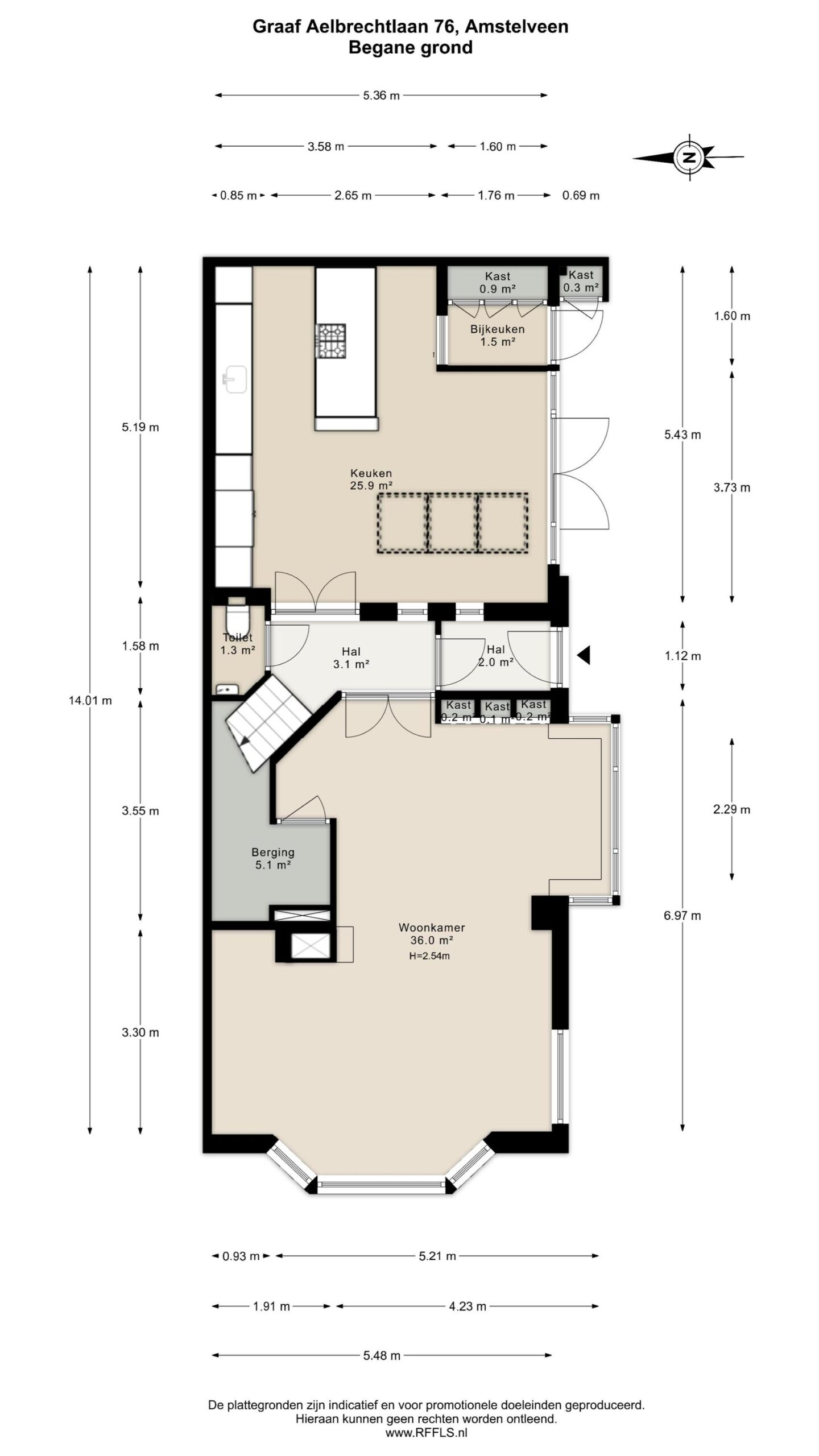 Graaf Aelbrechtlaan 76 in AMSTELVEEN-33