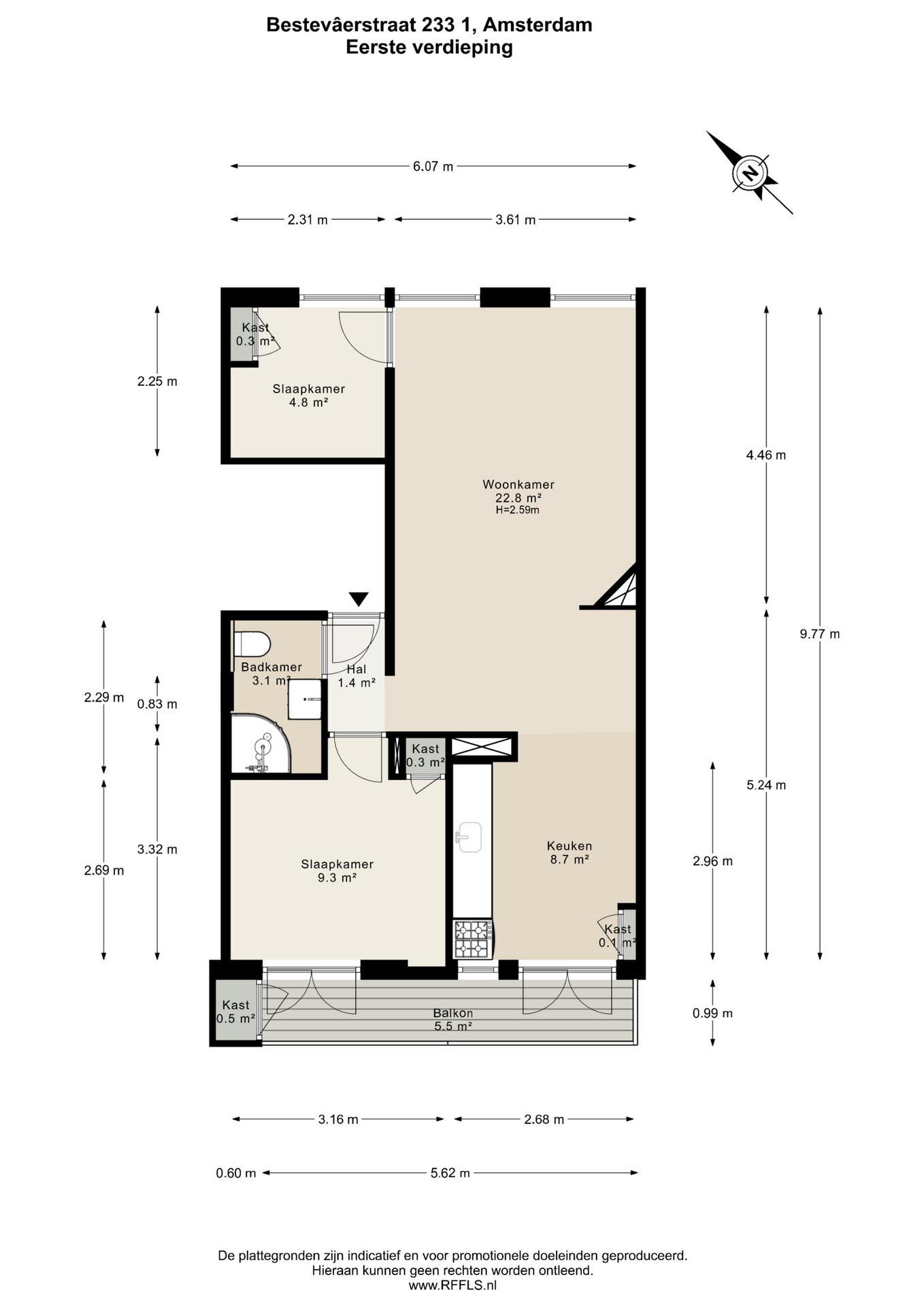 Bestevâerstraat 233 1 in AMSTERDAM-28
