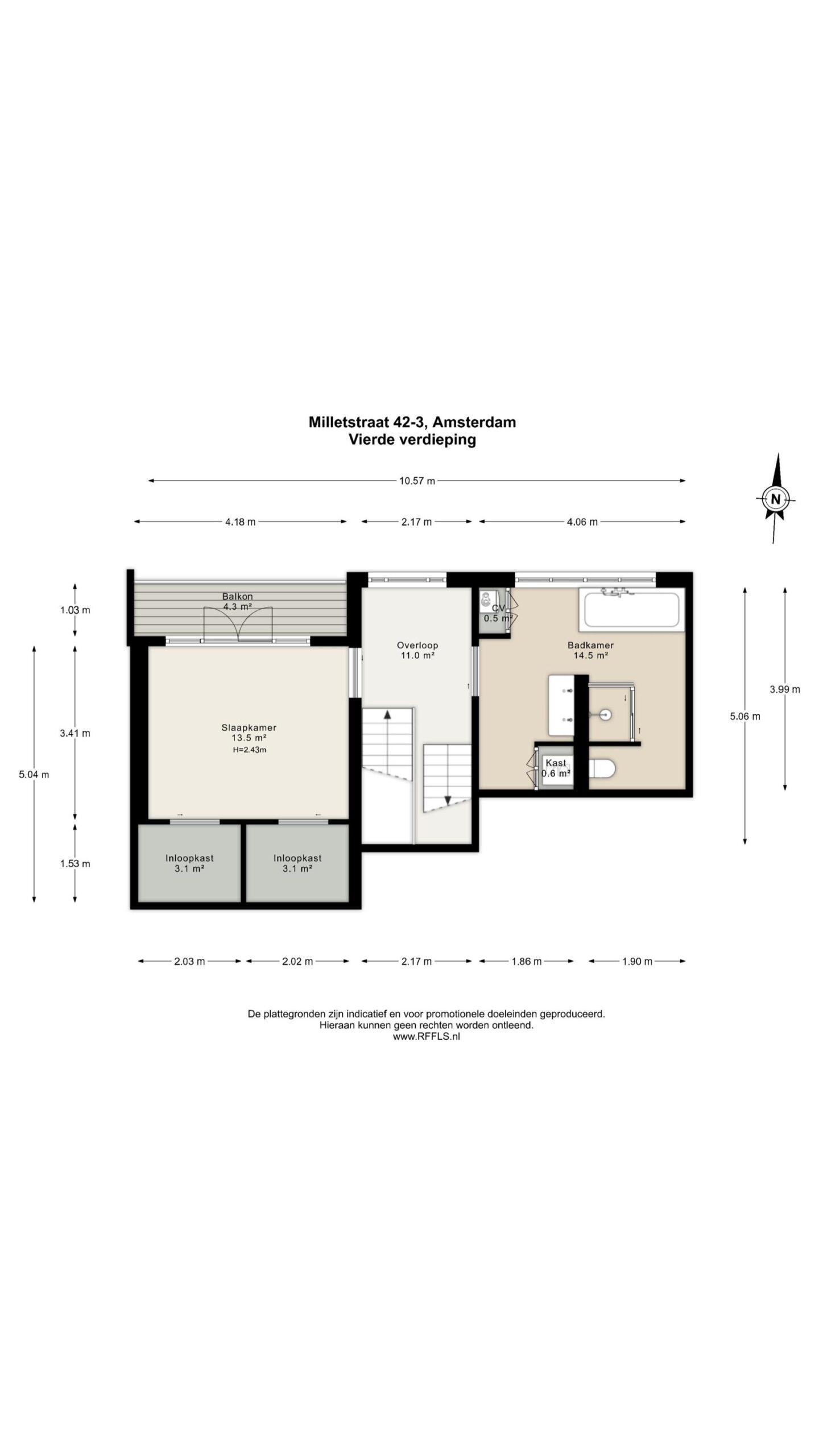 Milletstraat 42 3 in AMSTERDAM-40