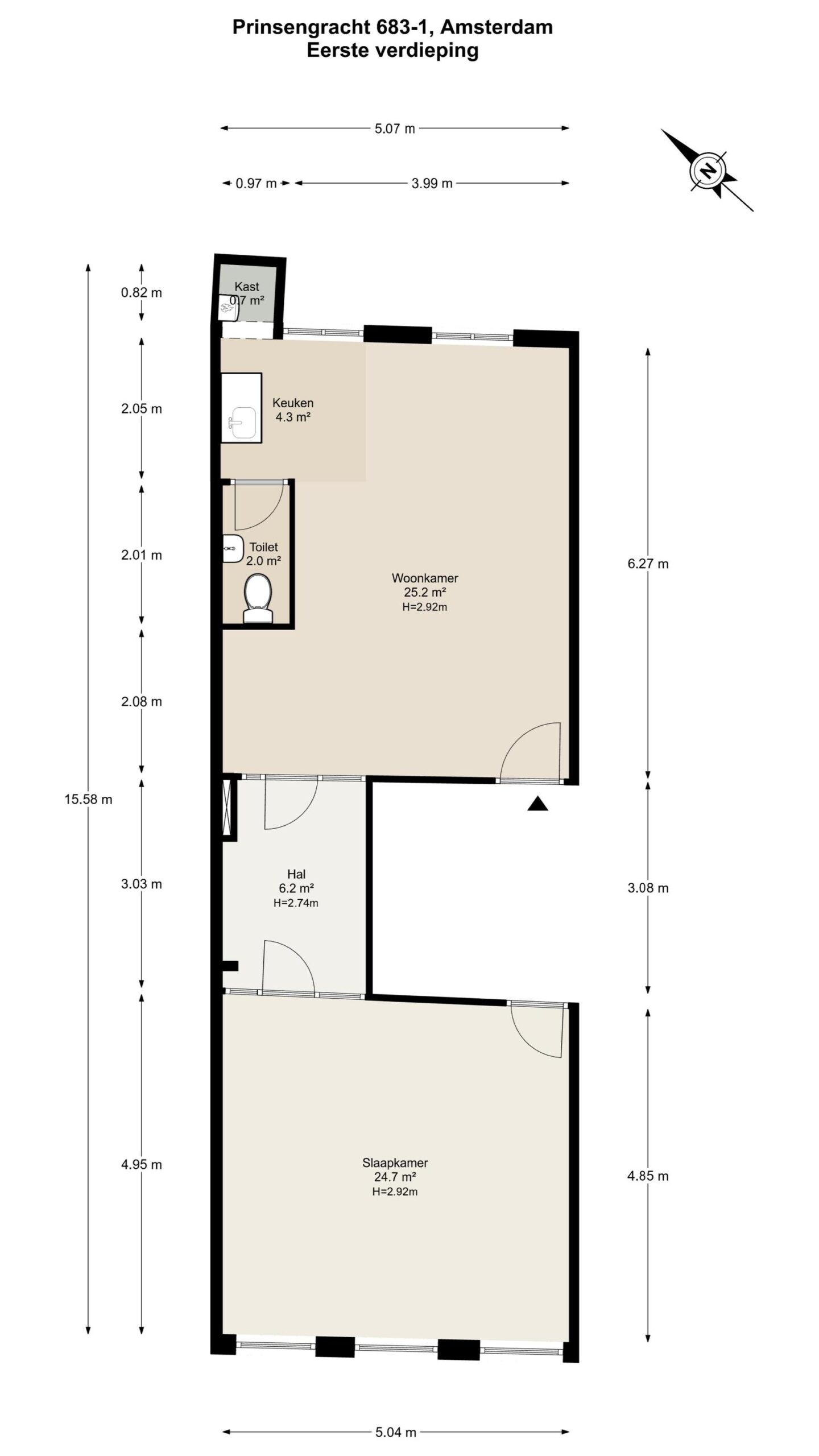 Prinsengracht 683 A in AMSTERDAM-20