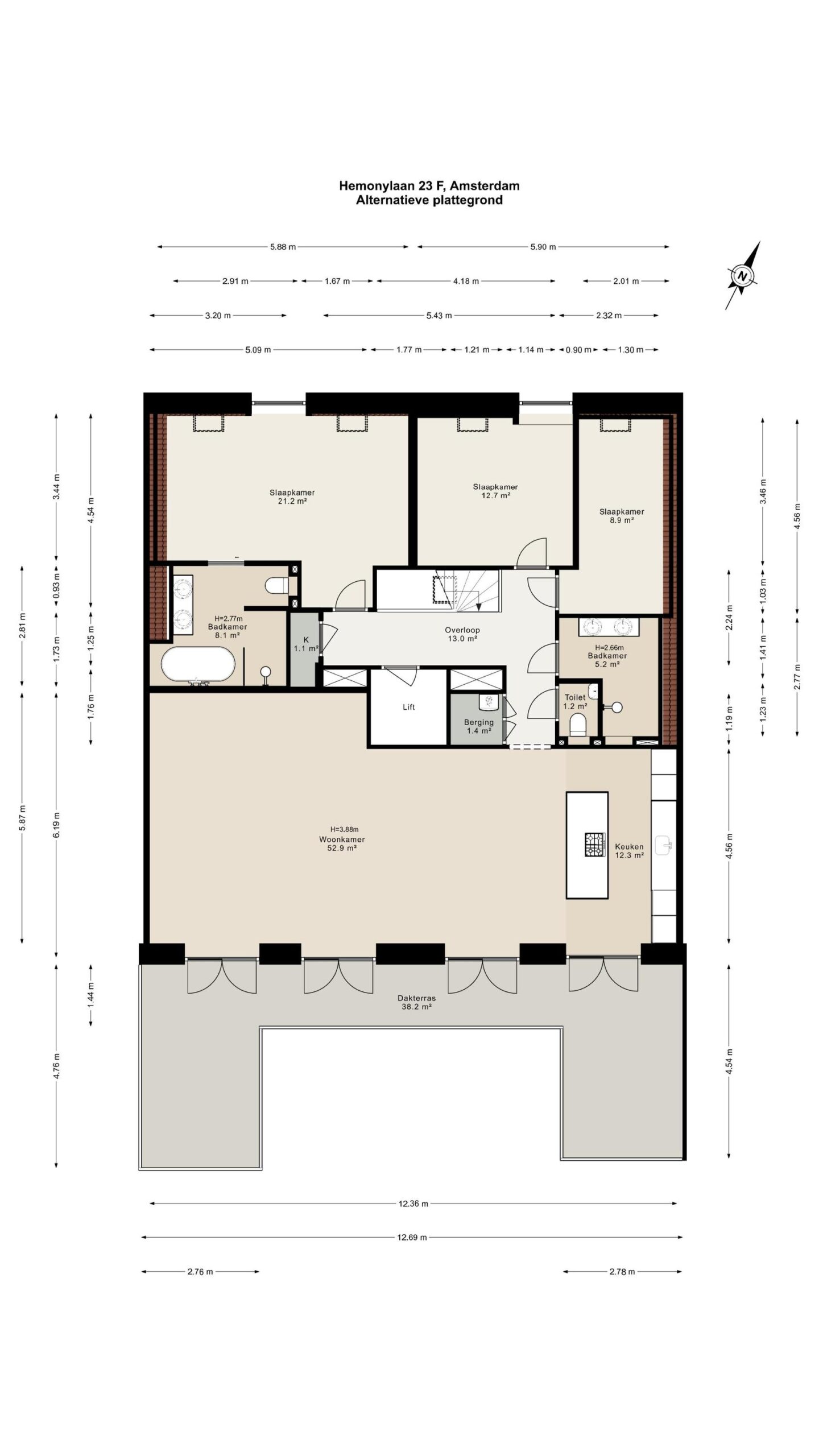 Hemonylaan 23 F in AMSTERDAM-43