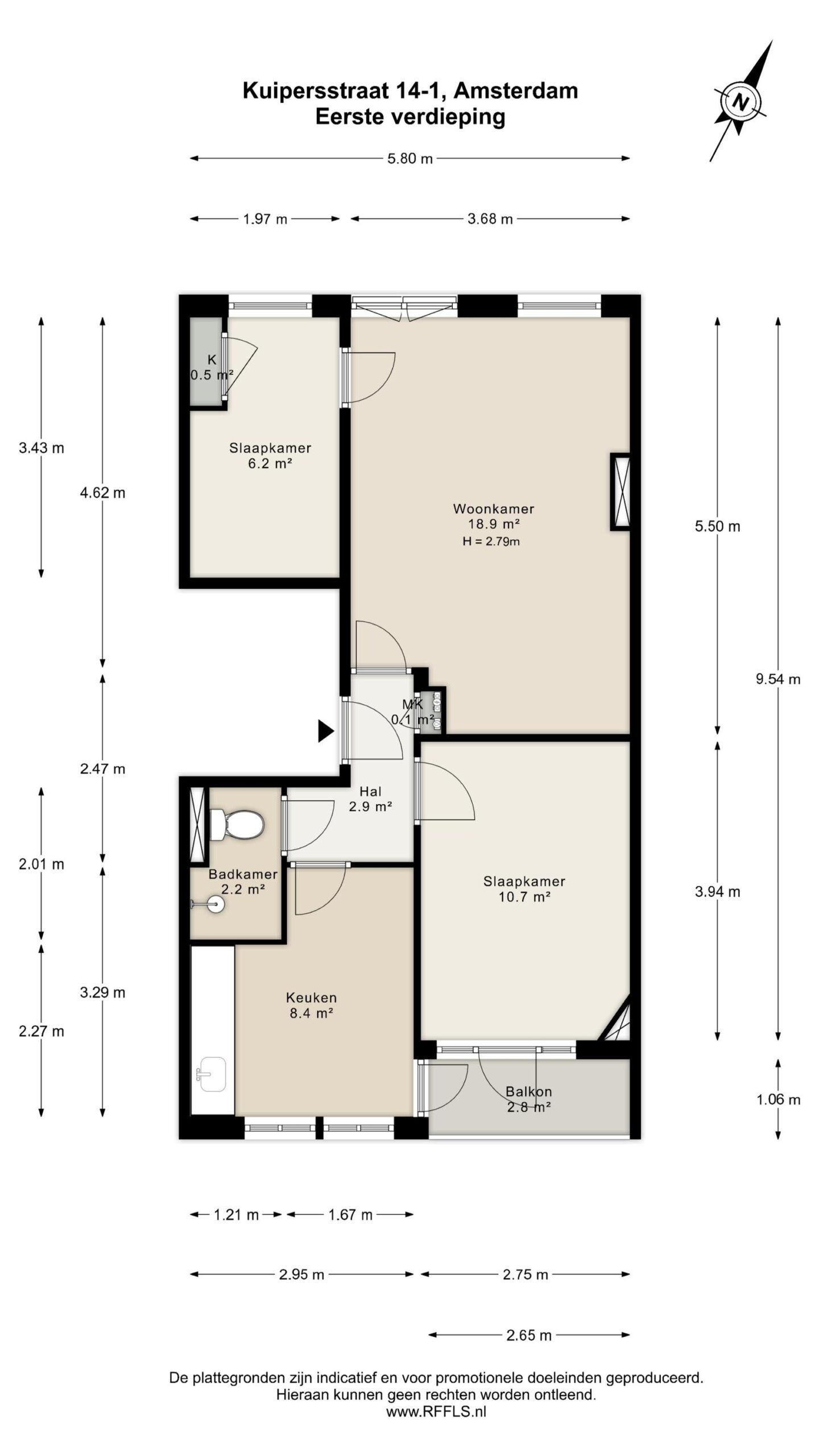 Kuipersstraat 14 1 in AMSTERDAM-16