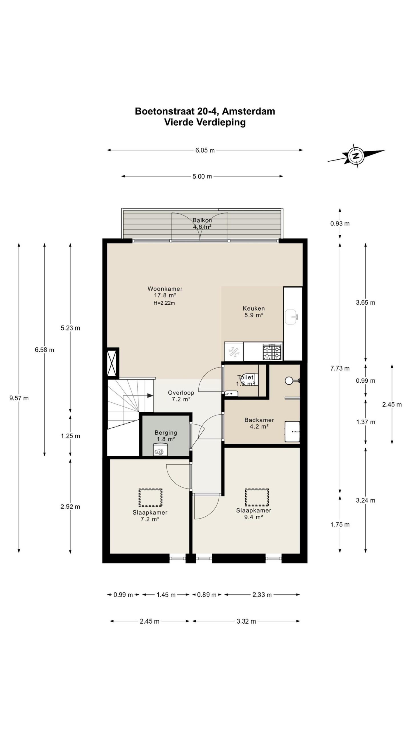Boetonstraat 20 4 in AMSTERDAM-19