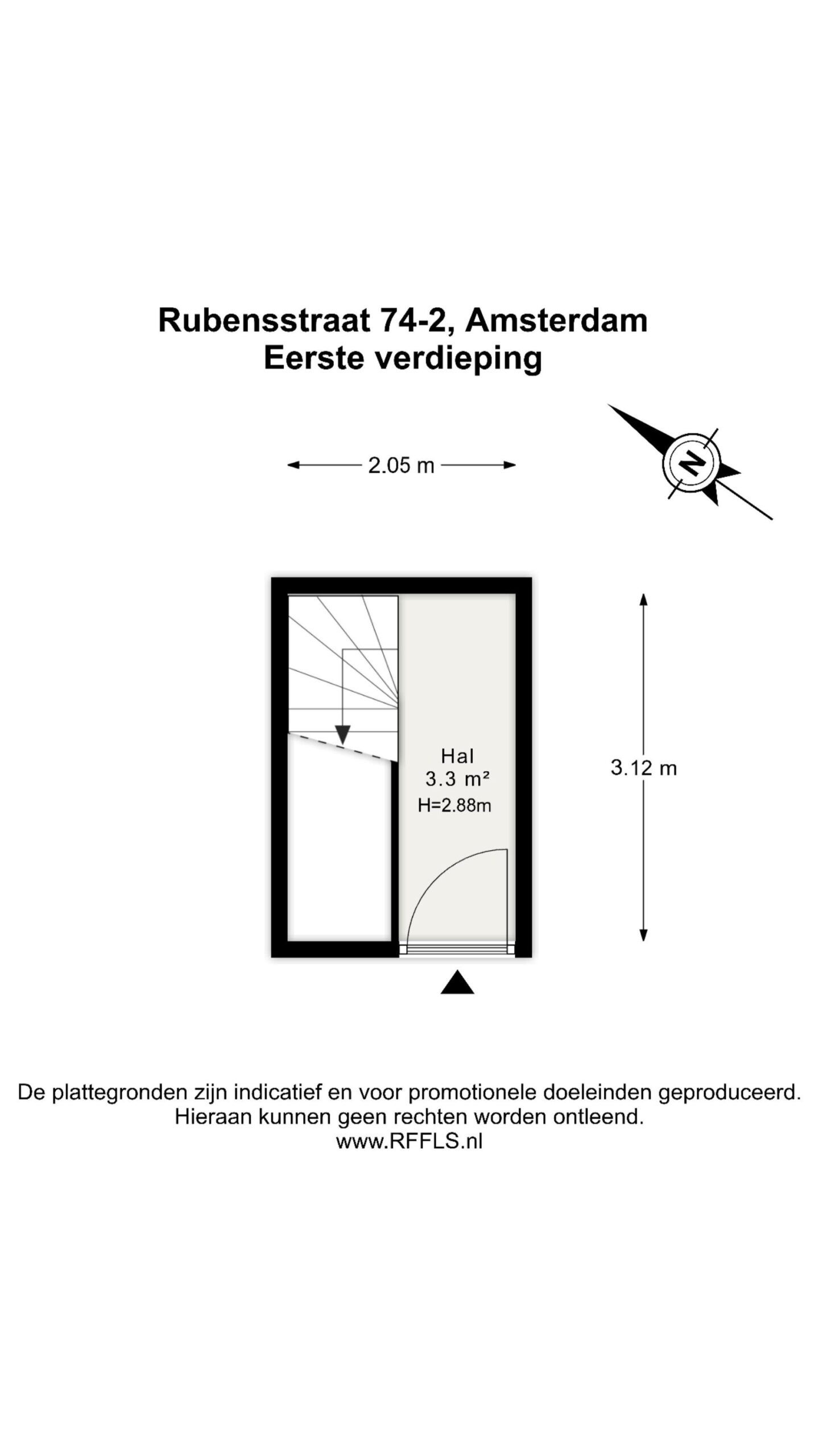 Rubensstraat 74 2 in AMSTERDAM-45