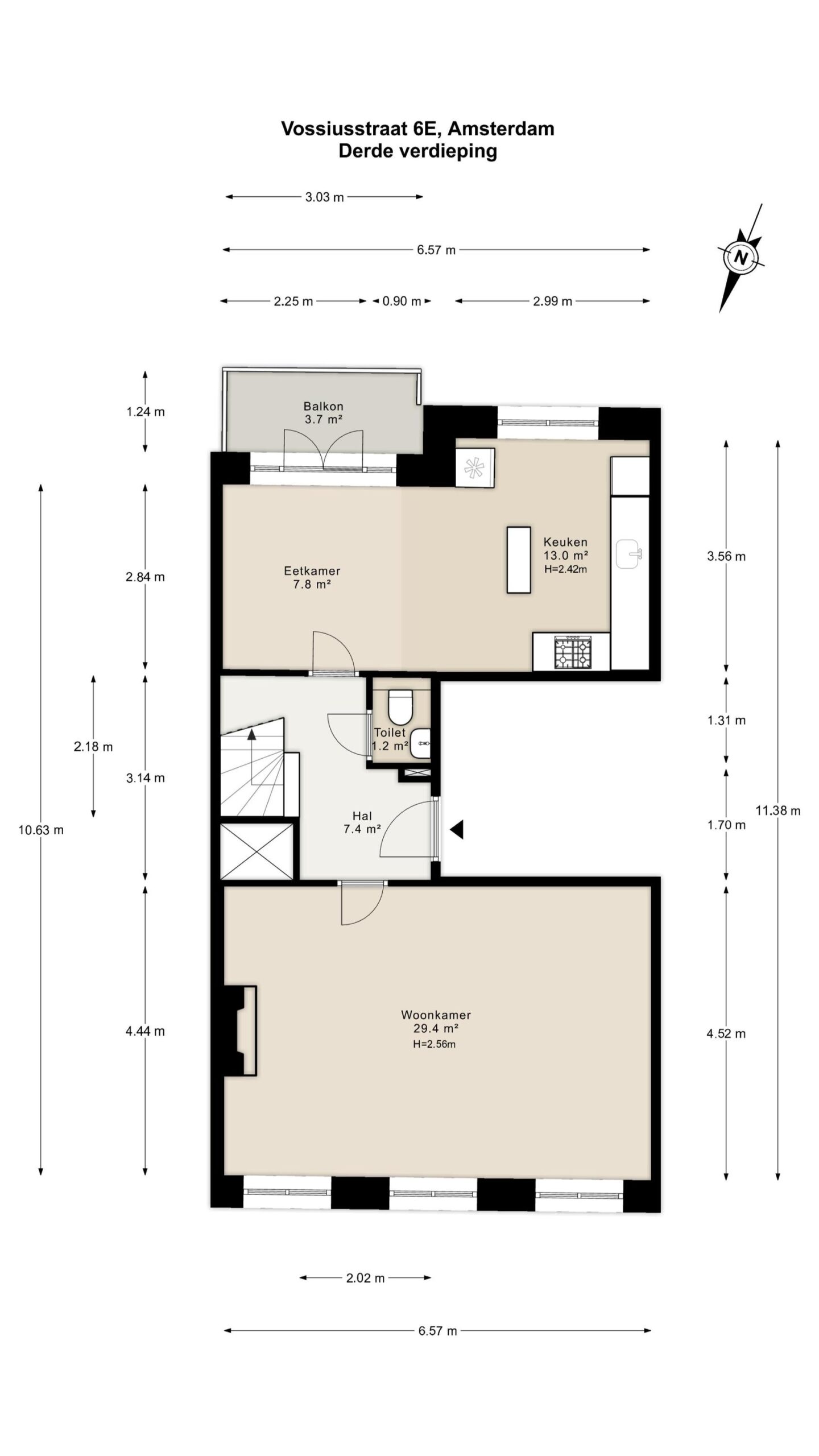 Vossiusstraat 6 E in AMSTERDAM-45
