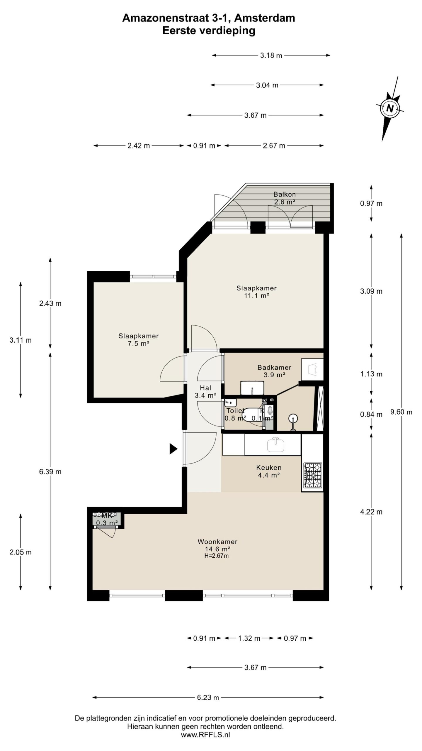 Amazonenstraat 3 1 in AMSTERDAM-33