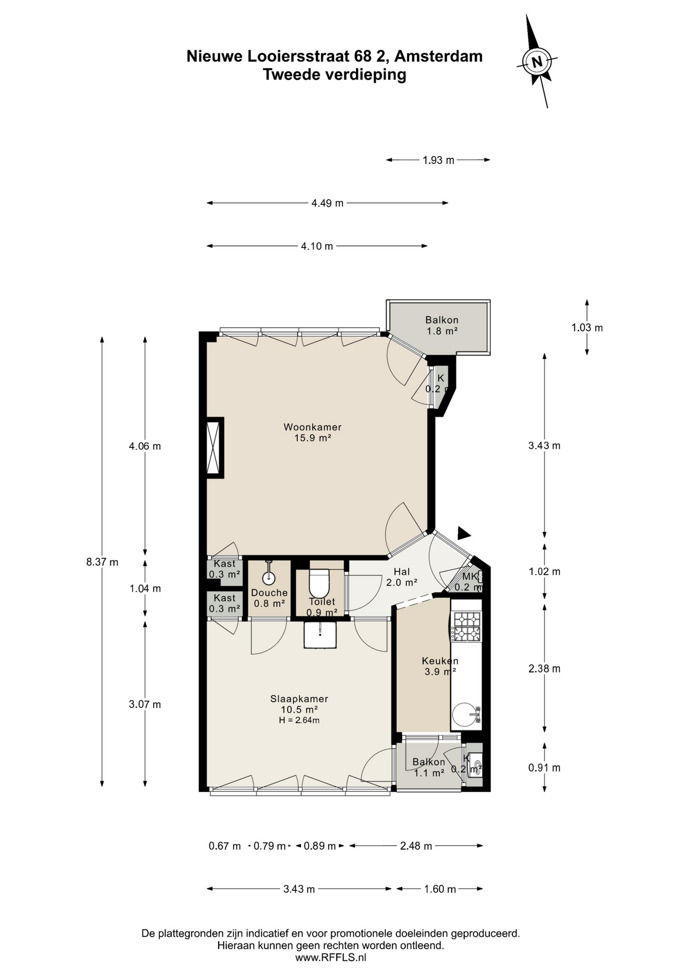 Nieuwe Looiersstraat 68 2 in AMSTERDAM-21