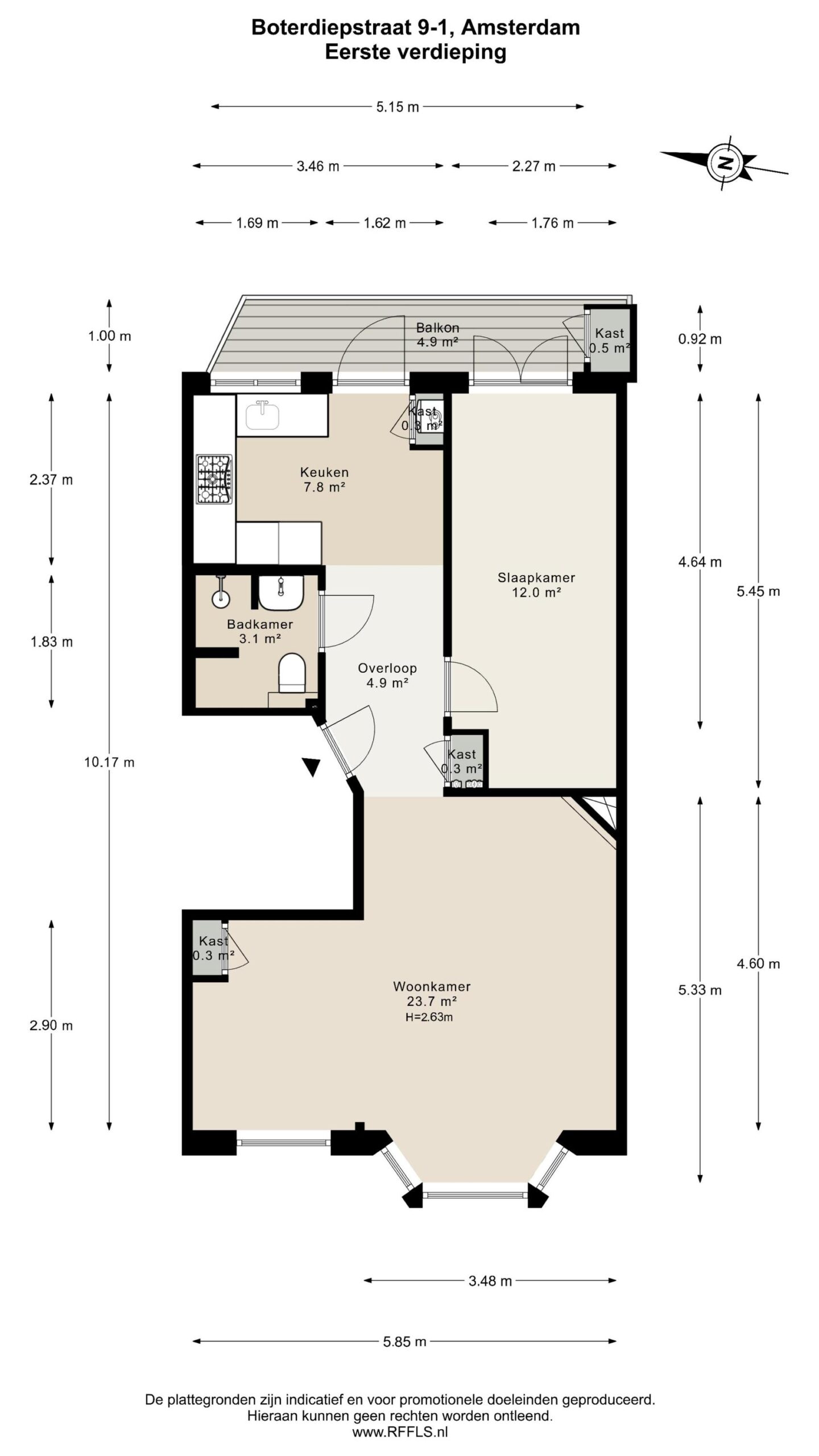 Boterdiepstraat 9 1 in AMSTERDAM-31