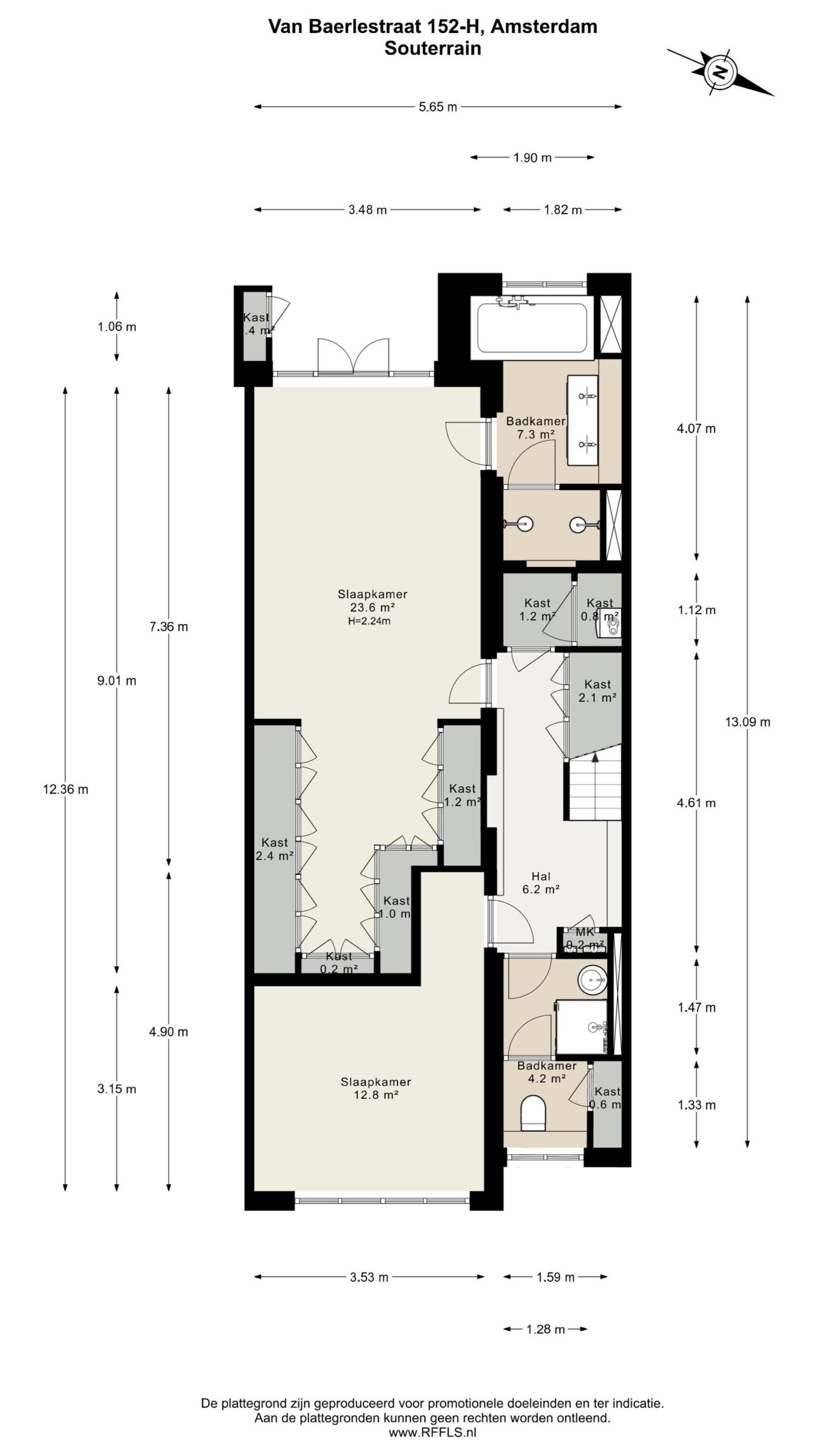 Van Baerlestraat 152 H in AMSTERDAM-63