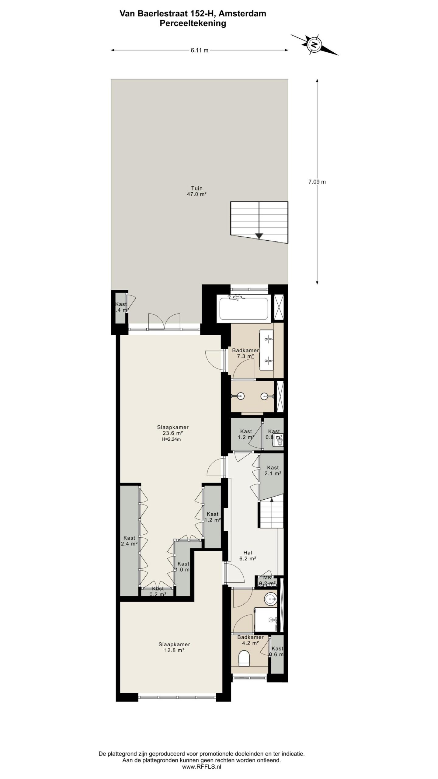 Van Baerlestraat 152 H in AMSTERDAM-65