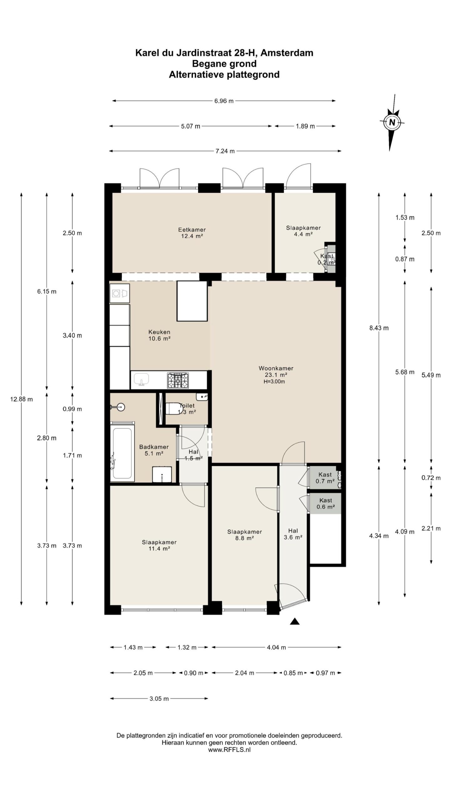 Karel du Jardinstraat 28 H in AMSTERDAM-35