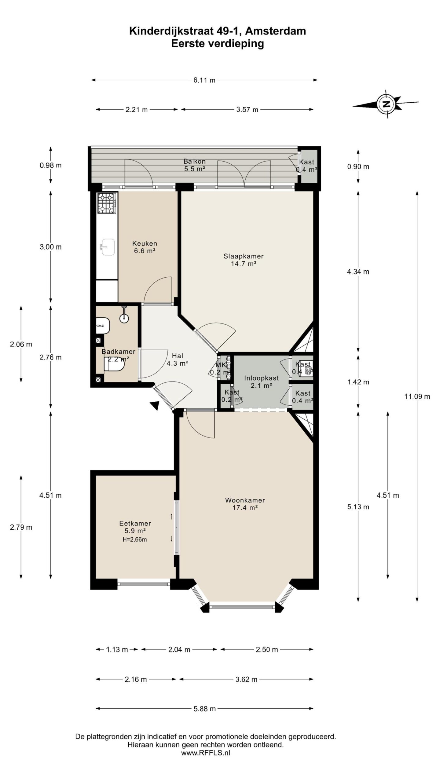 Kinderdijkstraat 49 1 in AMSTERDAM-29