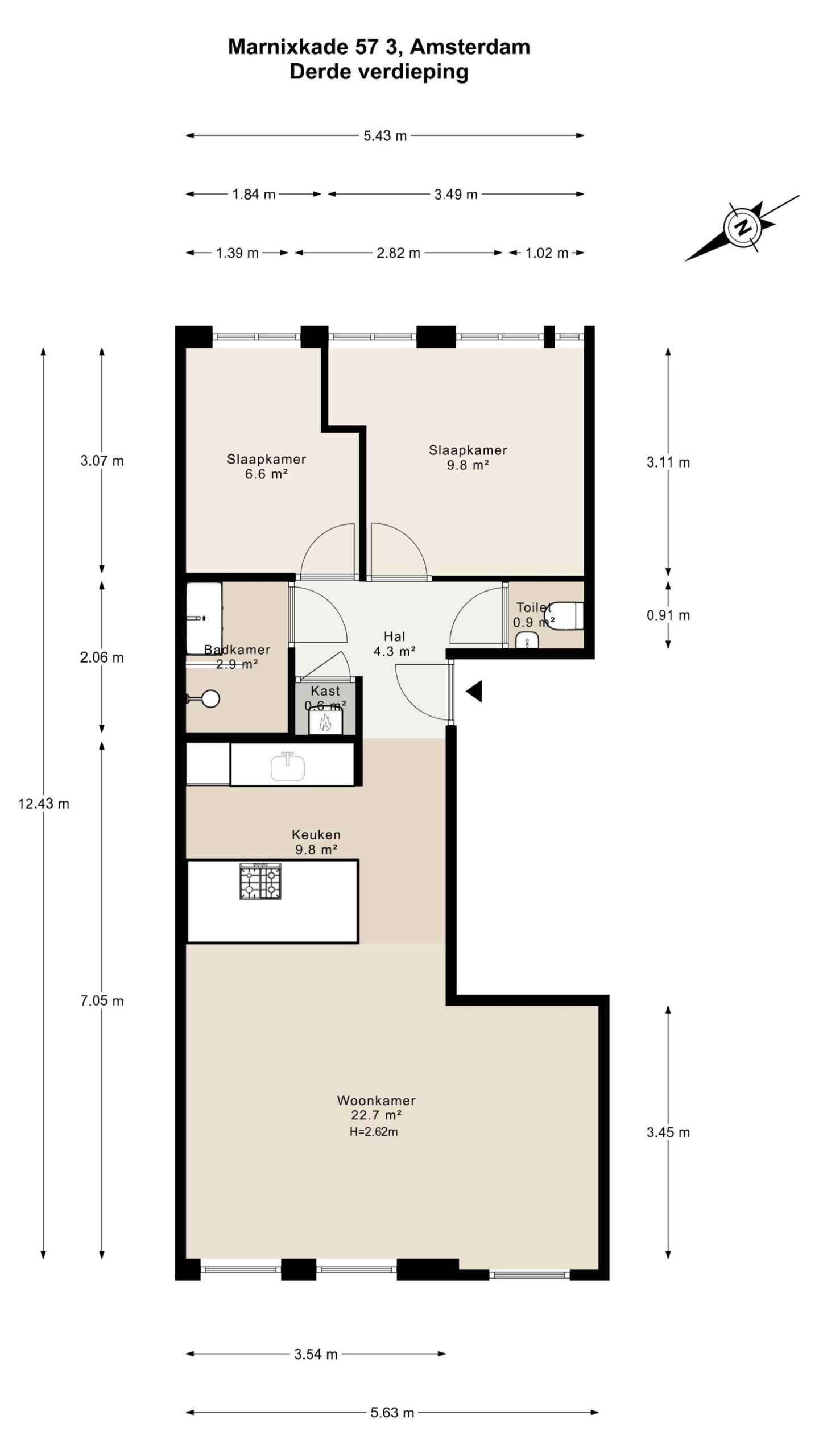Marnixkade 57 3 in AMSTERDAM-28