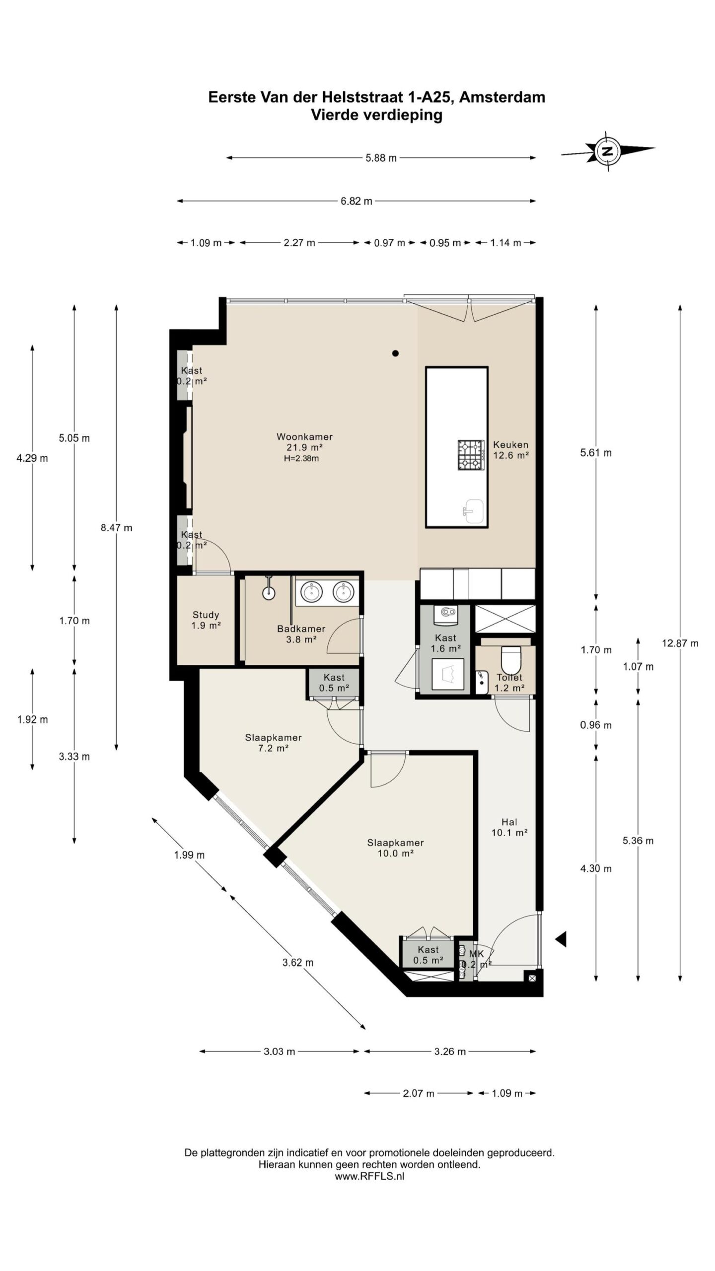 Eerste Van der Helststraat 1 A 25 in AMSTERDAM-37