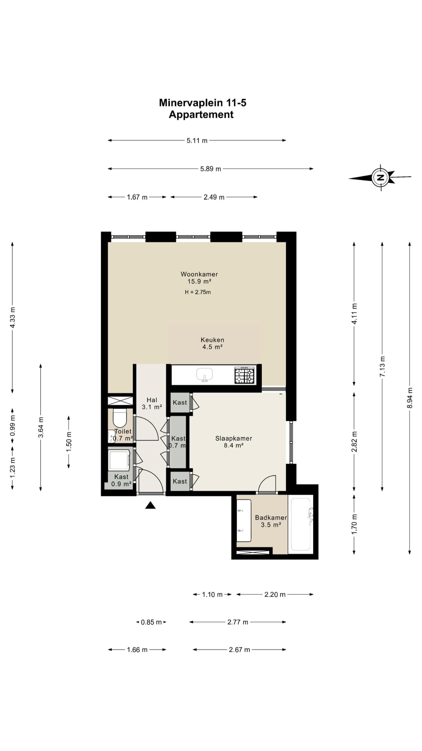 Minervaplein 11 5 in AMSTERDAM-18