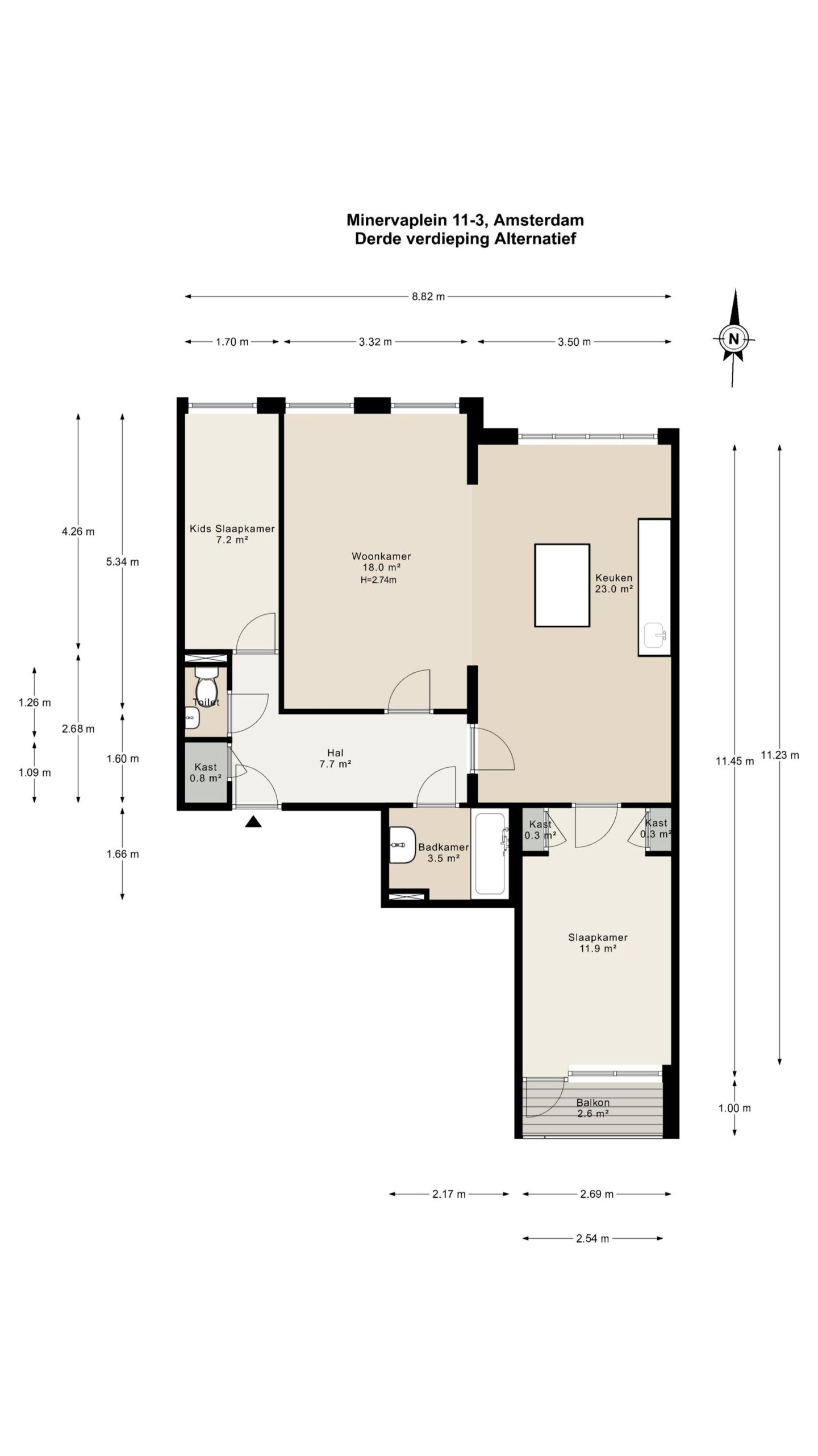 Minervaplein 11 3 in AMSTERDAM-29