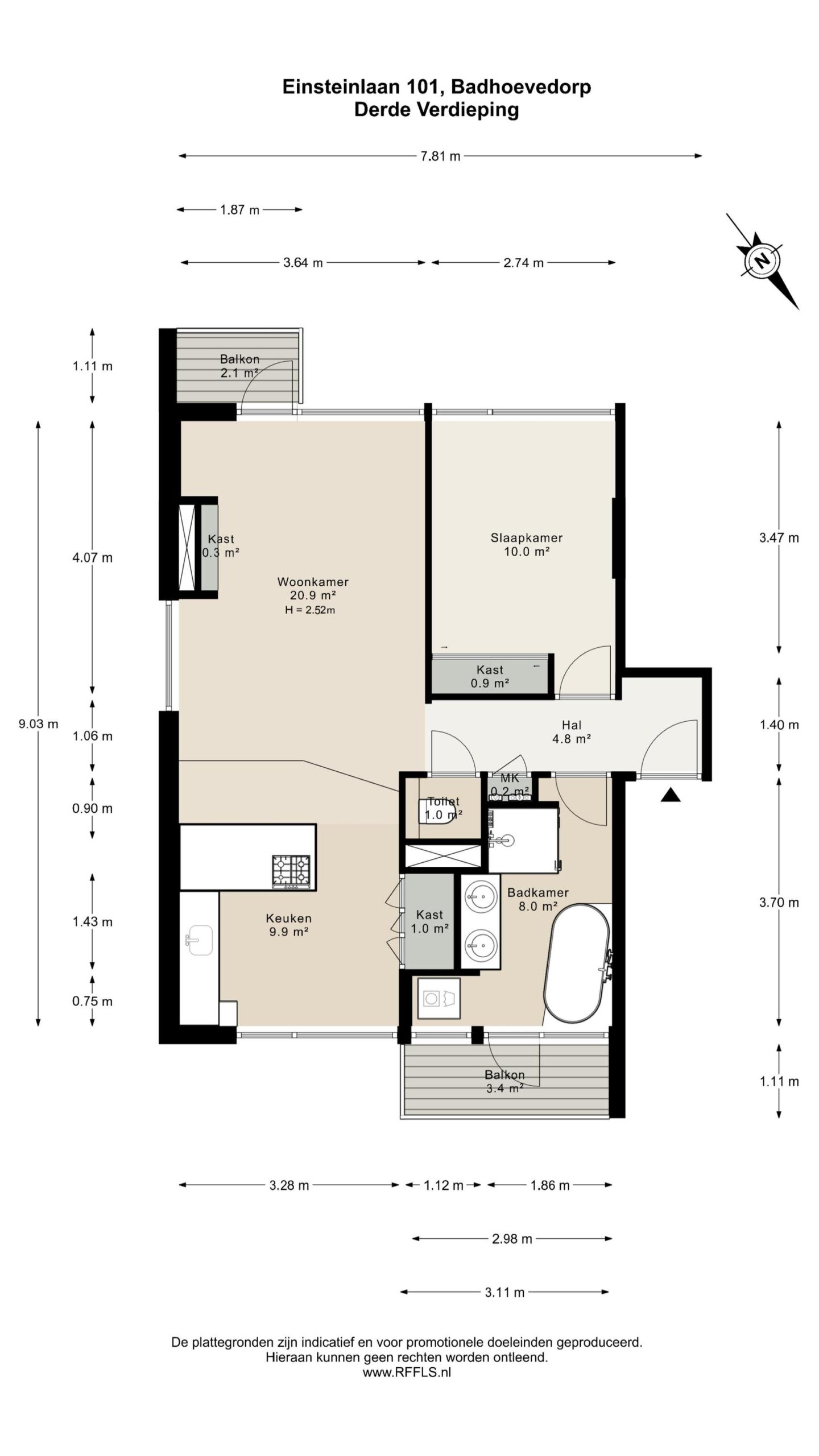 Einsteinlaan 101 in BADHOEVEDORP-37