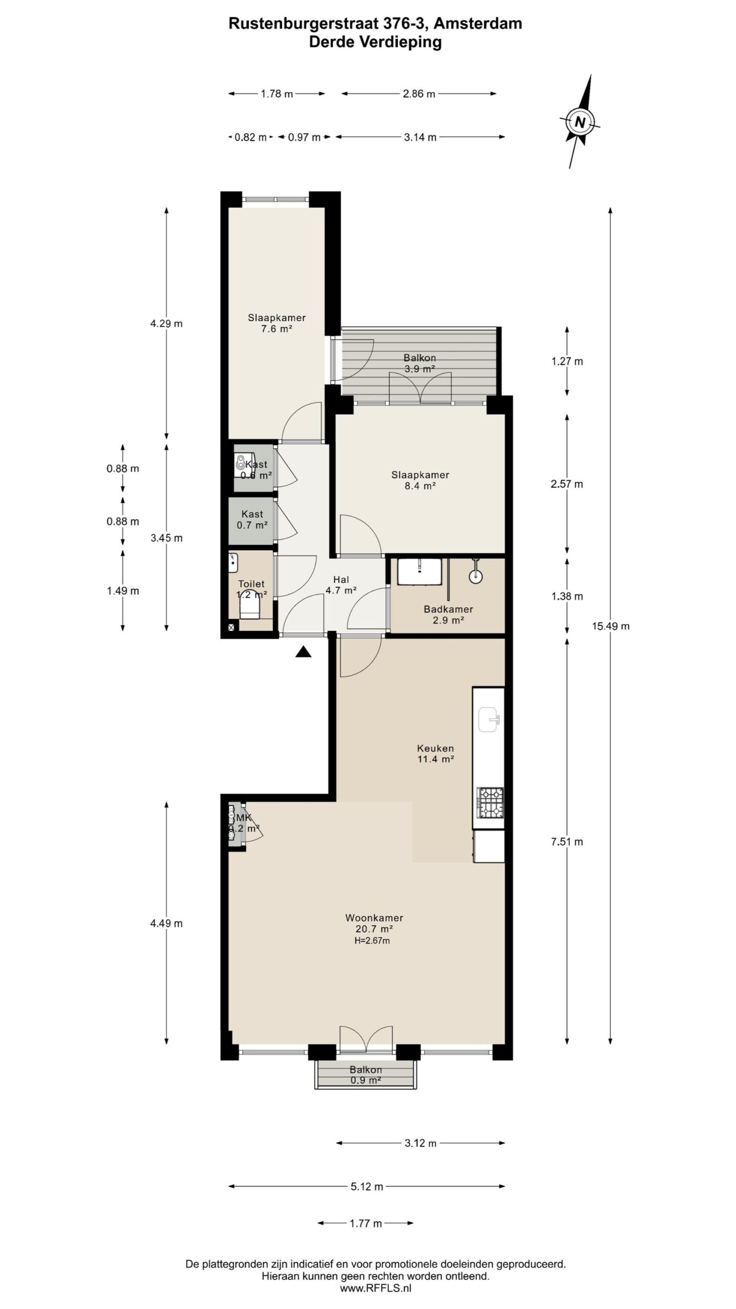 Rustenburgerstraat 376 3 in AMSTERDAM-25