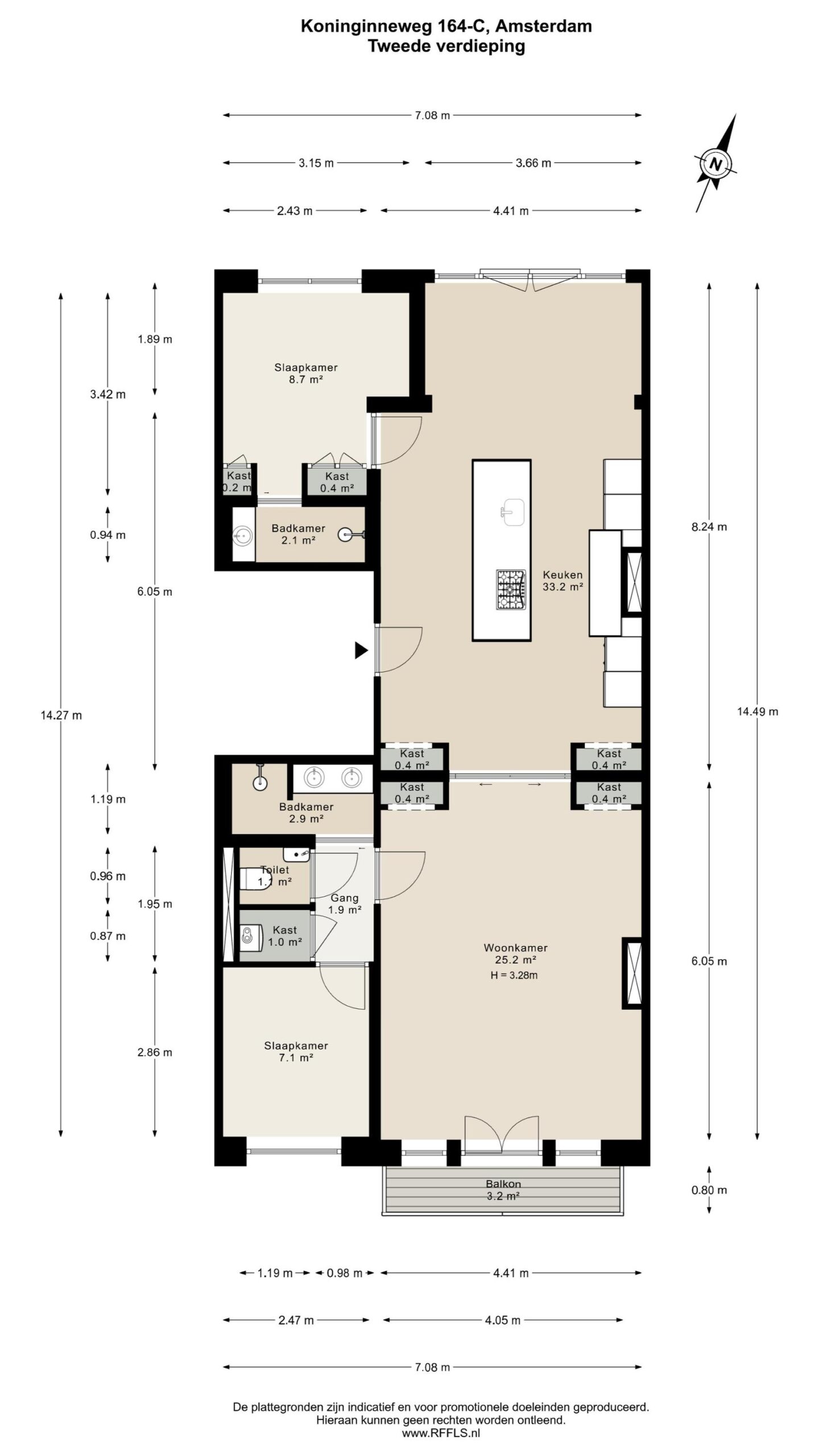 Koninginneweg 164 C in AMSTERDAM-23