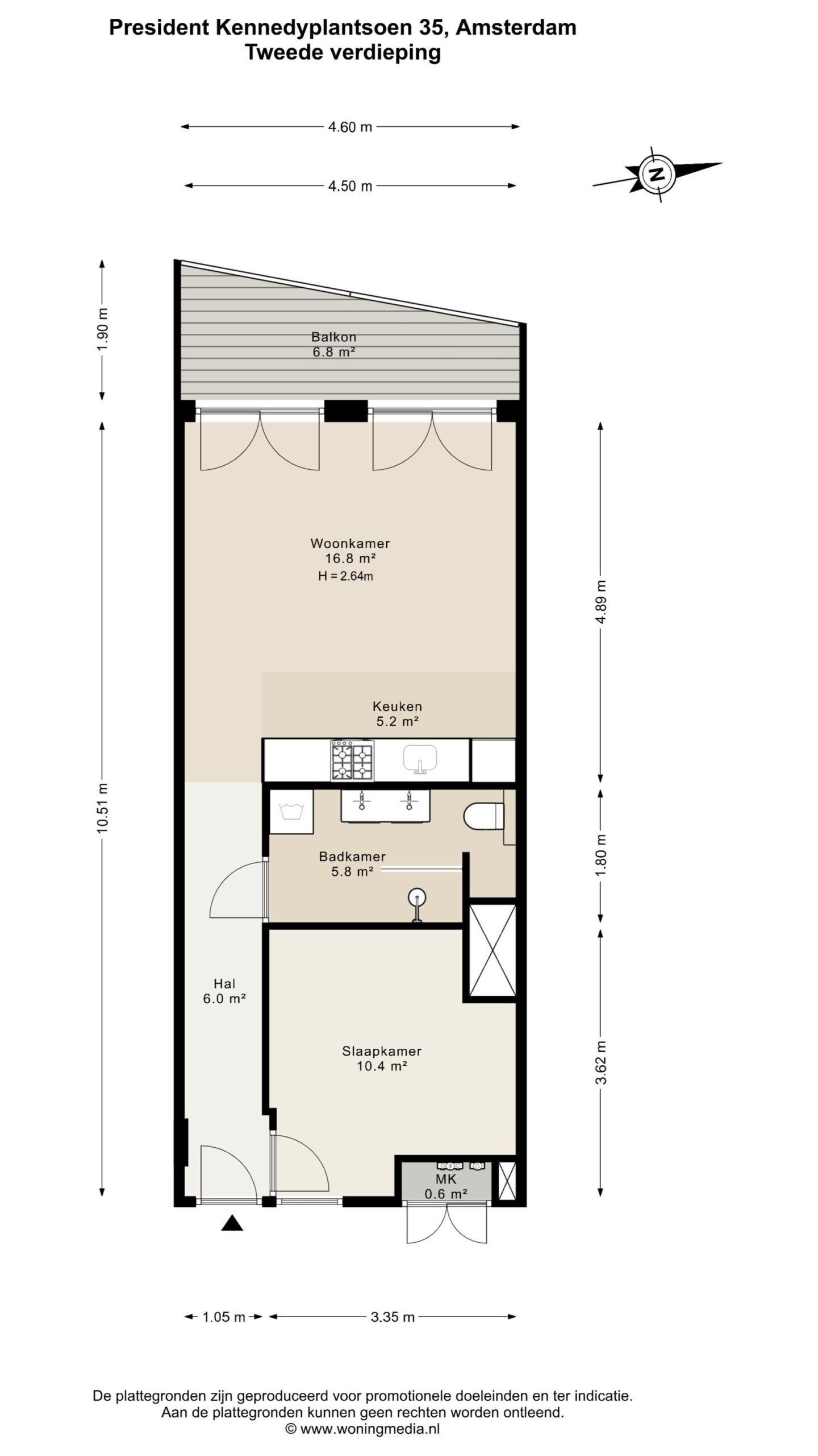 President Kennedyplantsoen 35 in AMSTERDAM-26