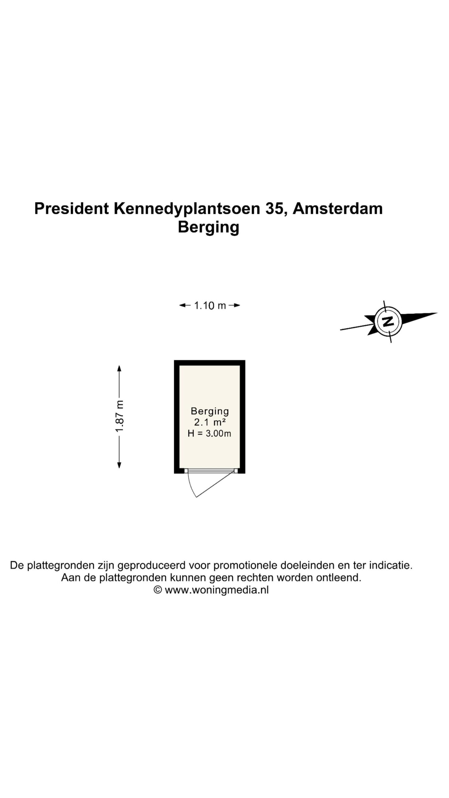 President Kennedyplantsoen 35 in AMSTERDAM-27