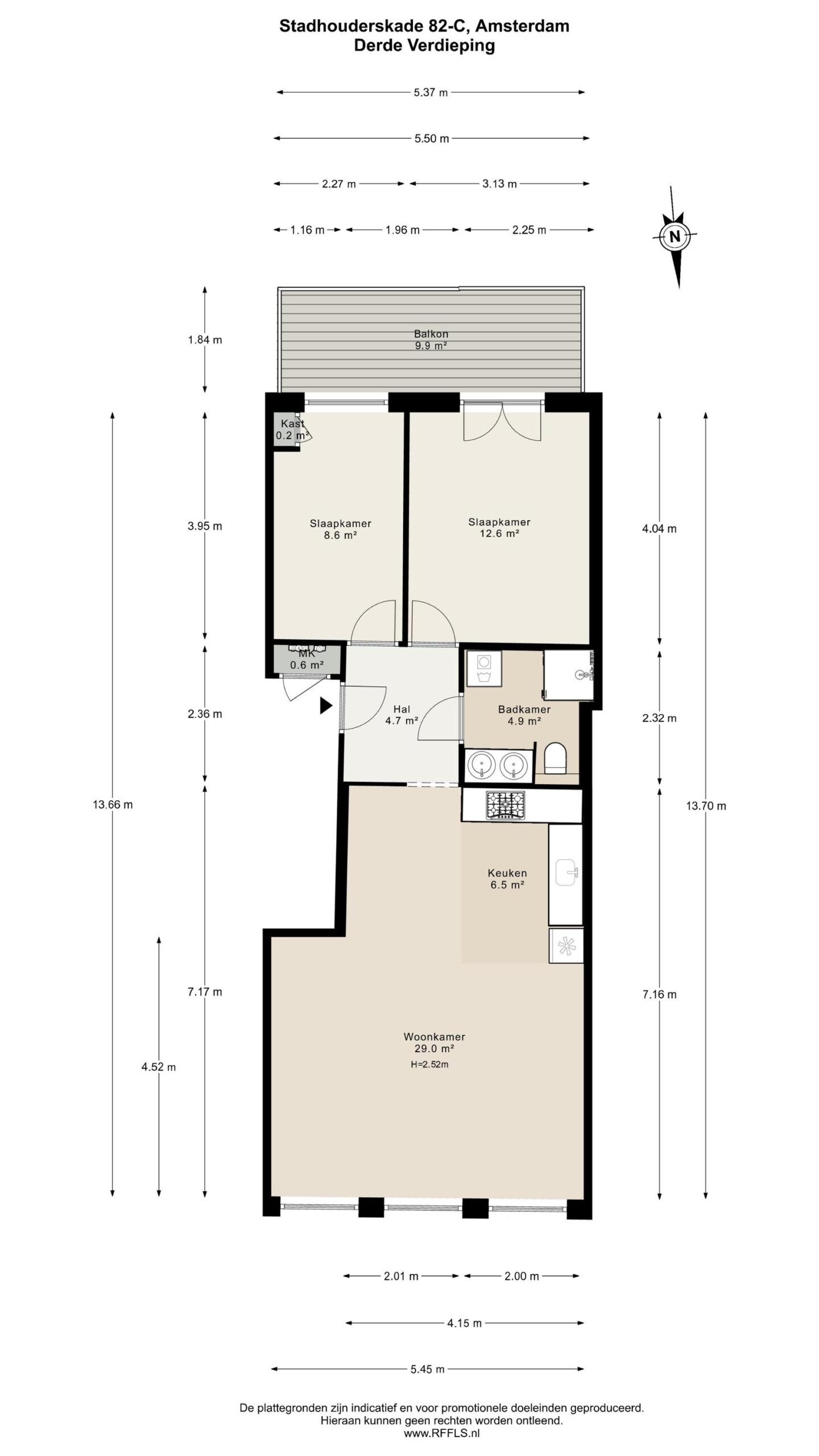Stadhouderskade 82 C in AMSTERDAM-30