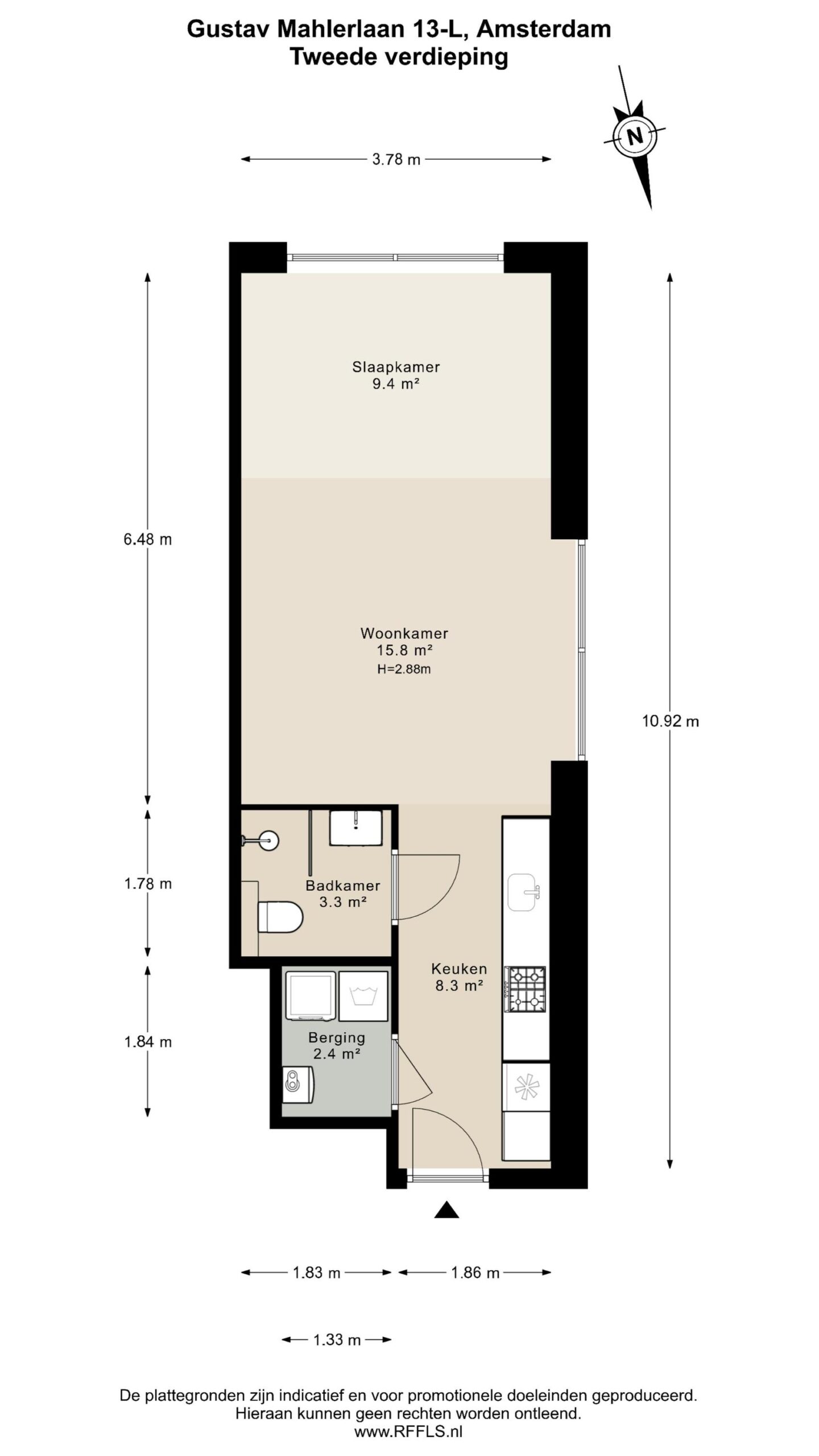 Gustav Mahlerlaan 13 L in AMSTERDAM-26