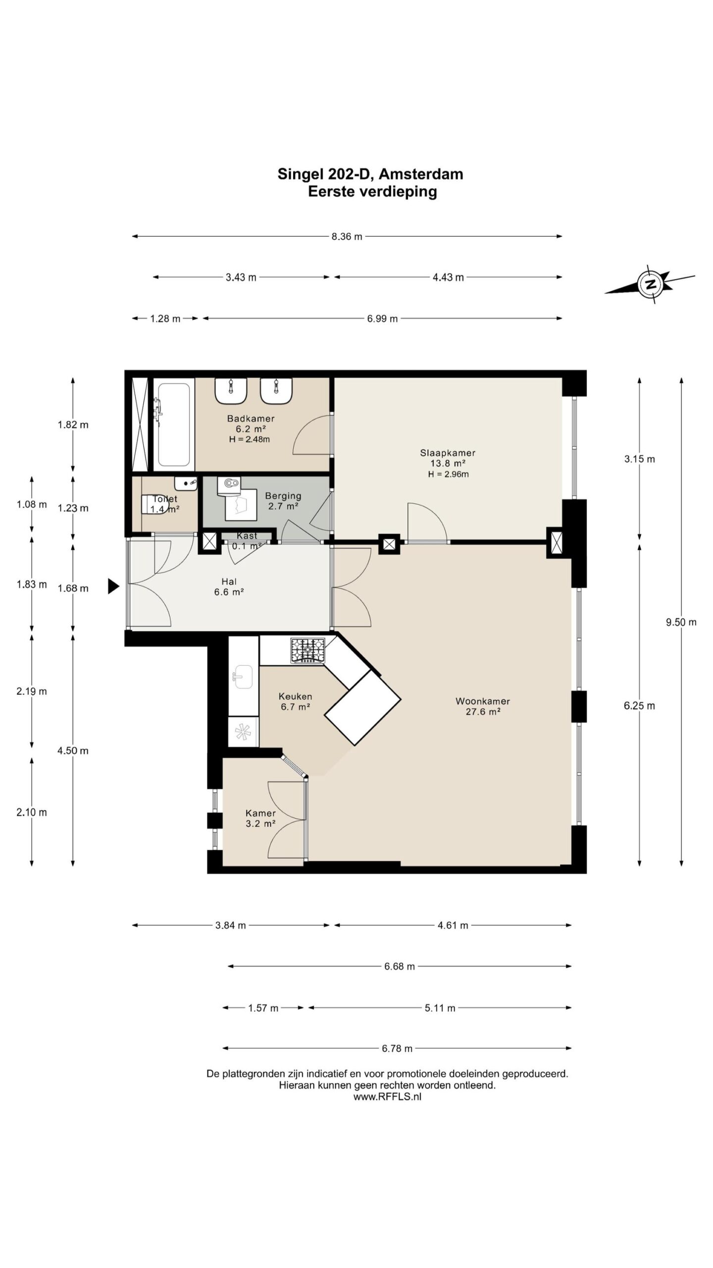 Singel 202 D in AMSTERDAM-24