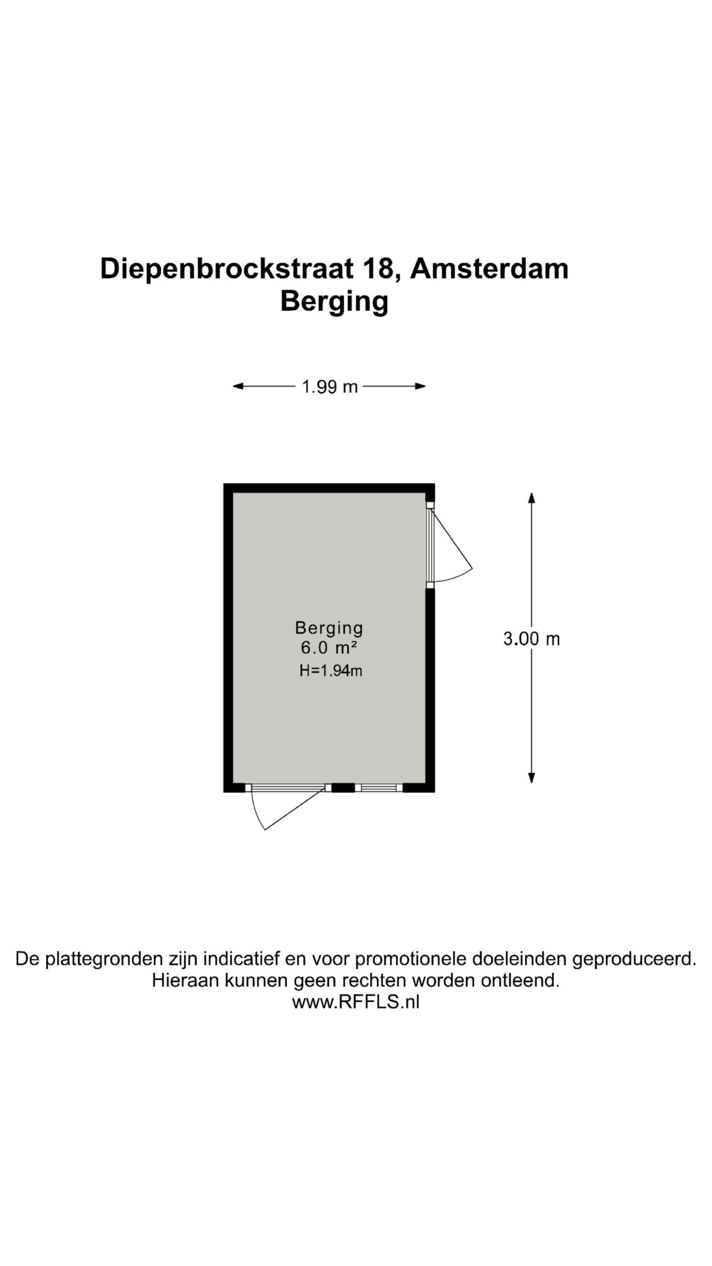 Diepenbrockstraat 18 in AMSTERDAM-77