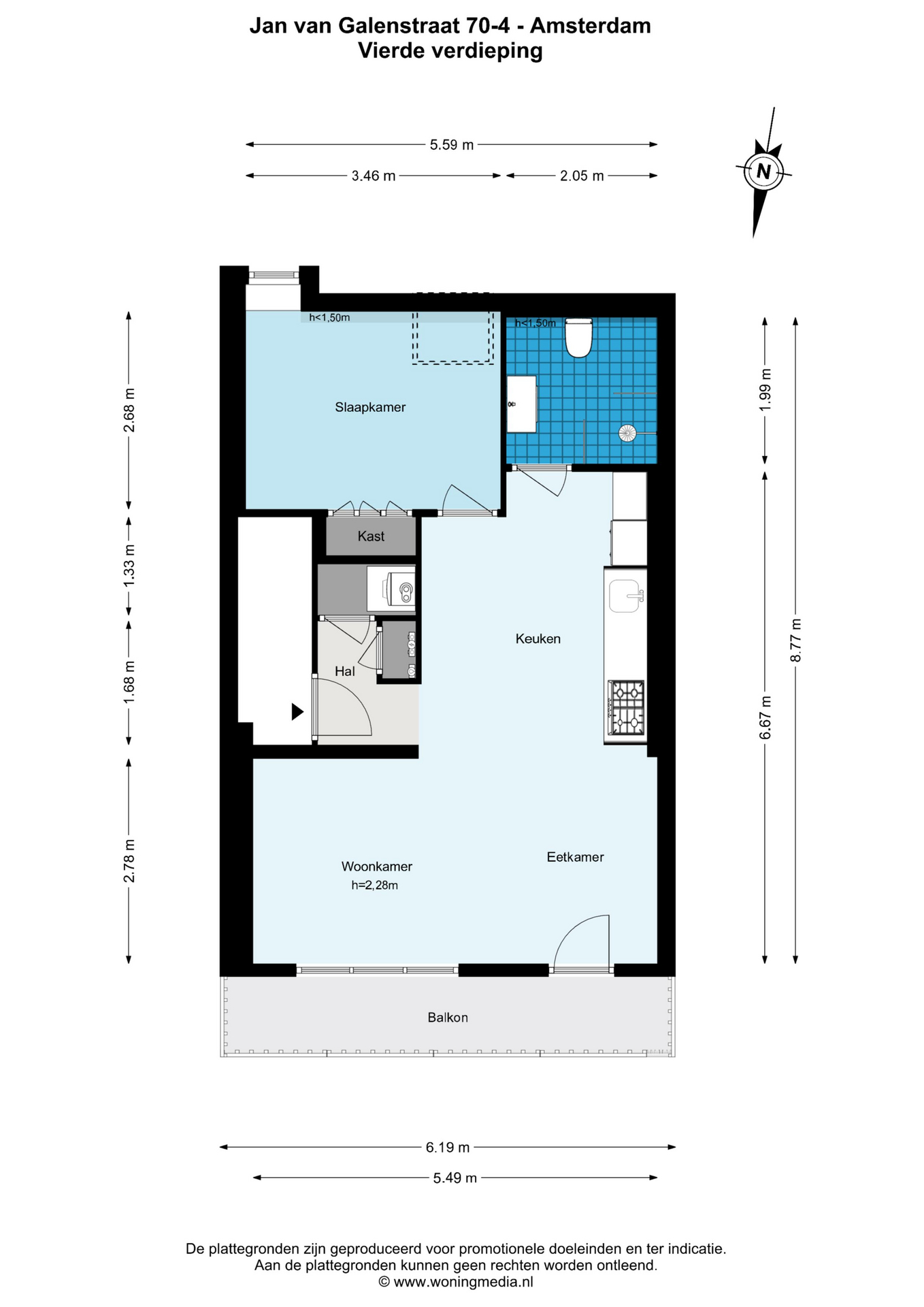 Jan van Galenstraat 70 4 in AMSTERDAM-26