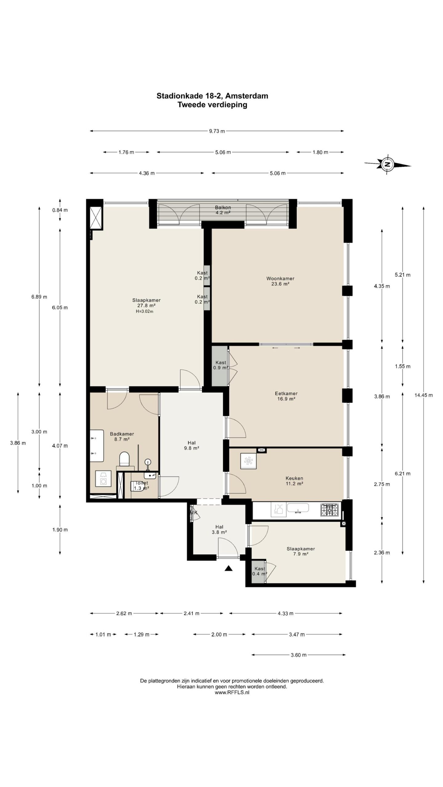 Stadionkade 18 2 in AMSTERDAM-44