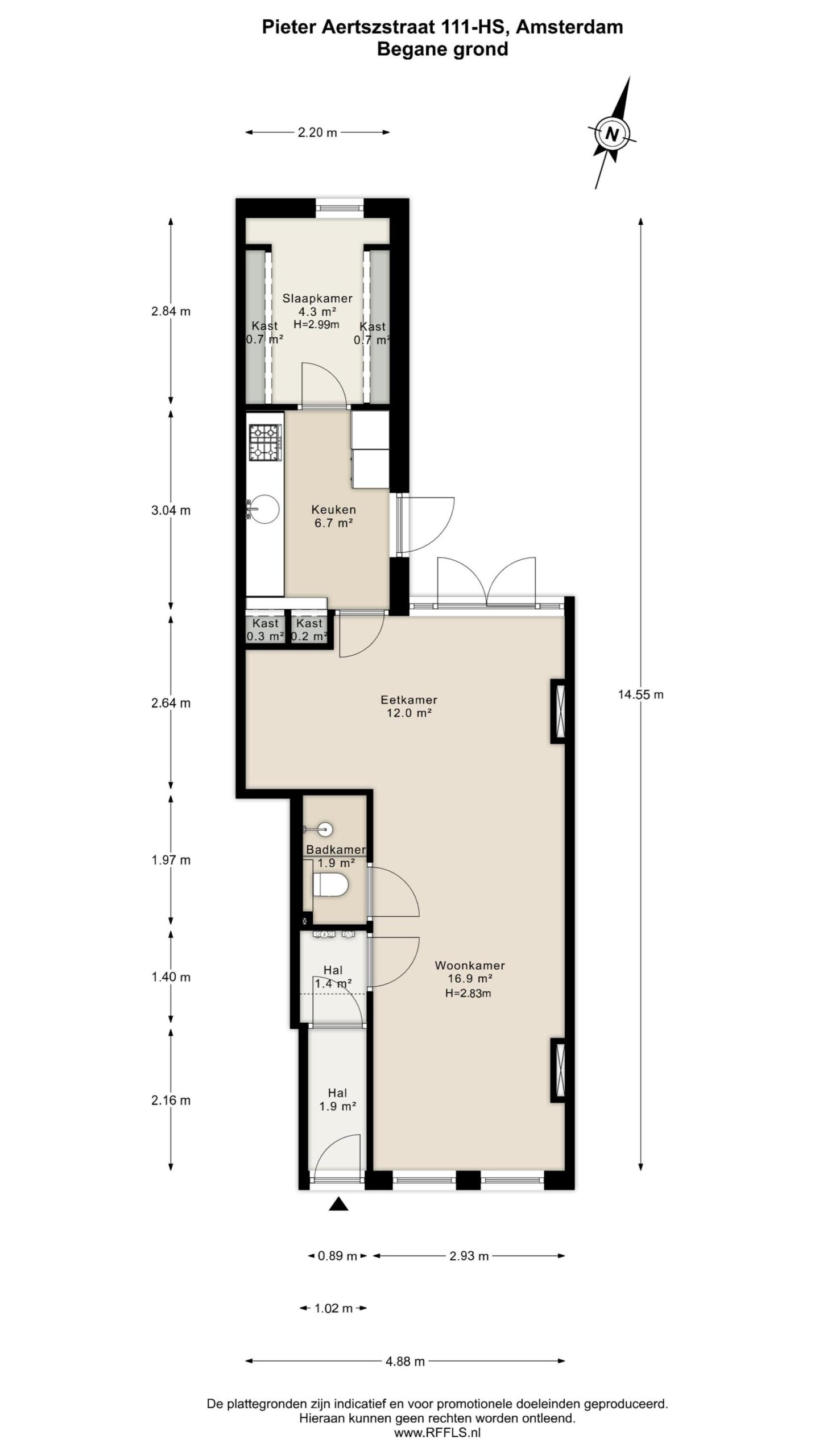 Pieter Aertszstraat 111 H in AMSTERDAM-22