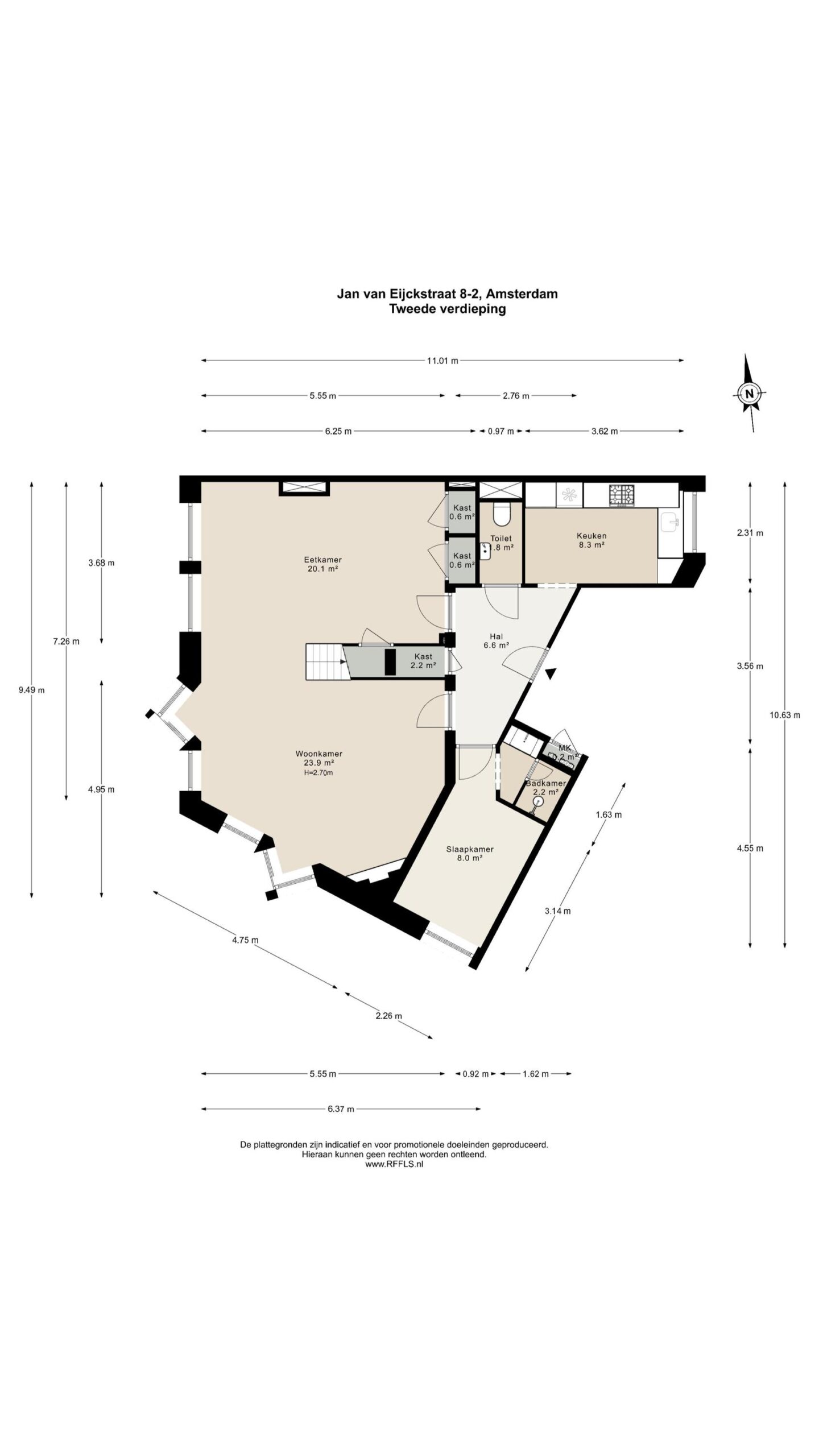 Jan van Eijckstraat 8 2 in AMSTERDAM-33