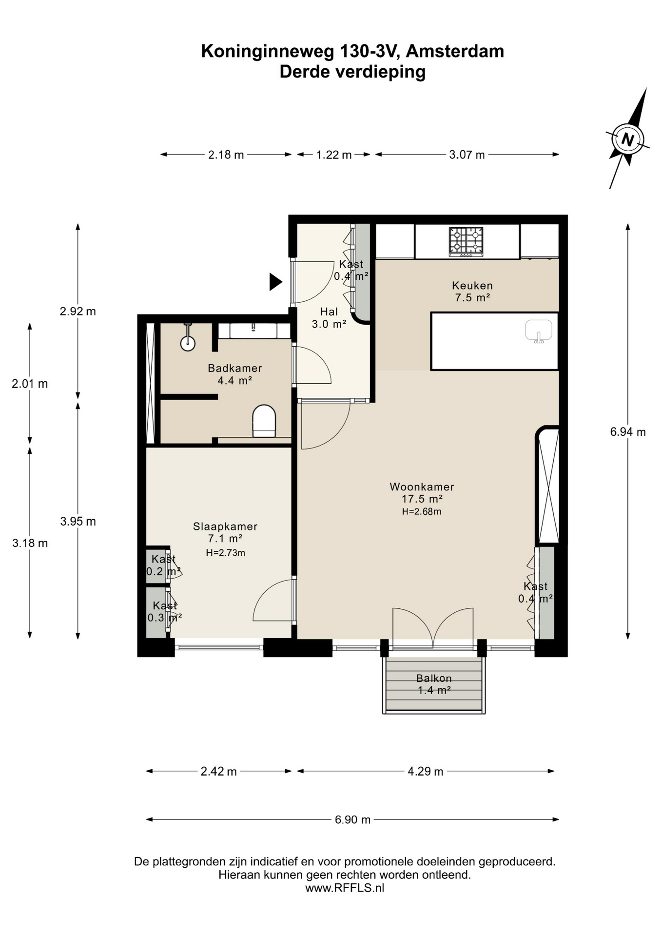 Koninginneweg 130 3V in AMSTERDAM-28