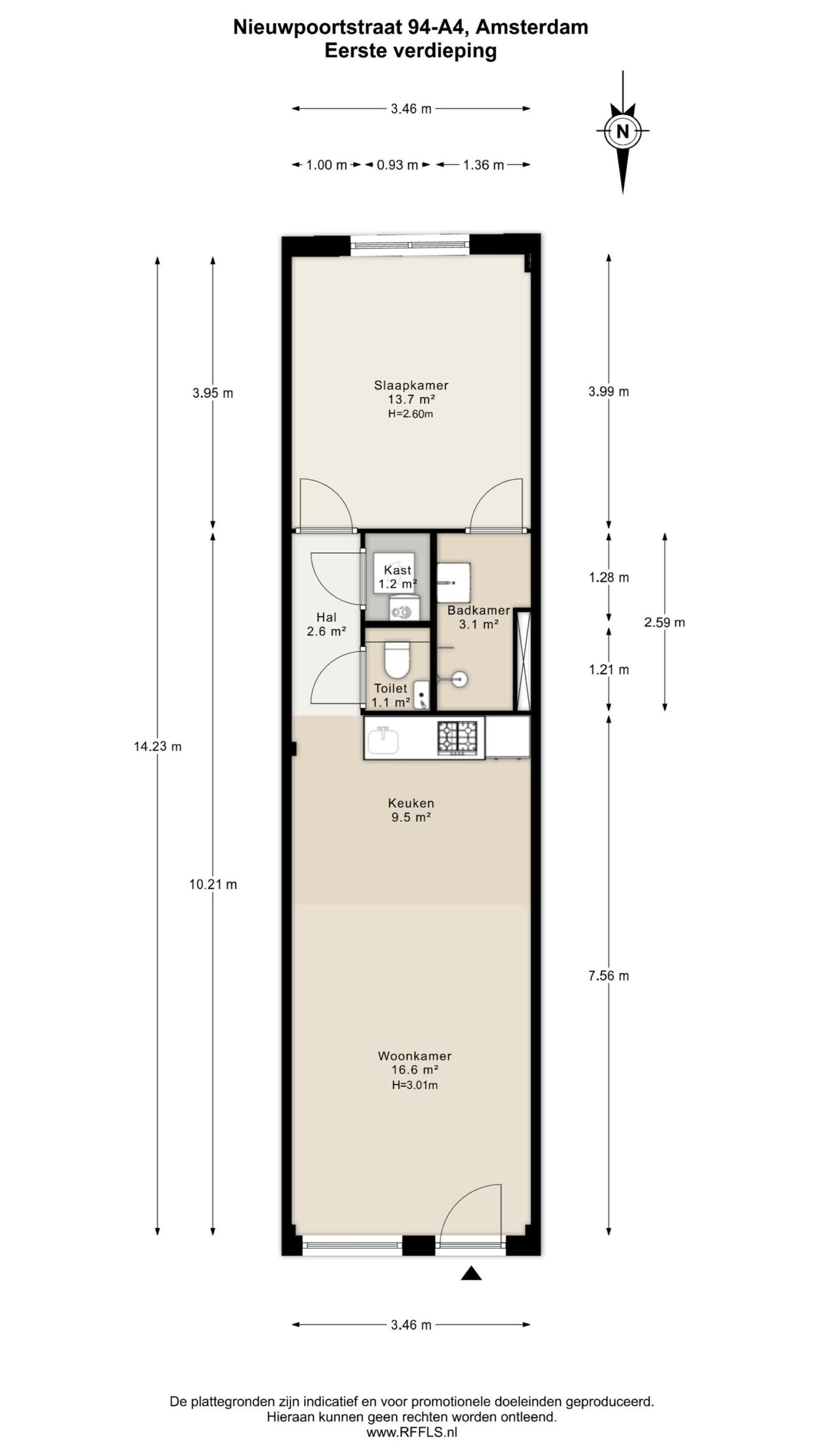 Nieuwpoortstraat 94 A 4 in AMSTERDAM-18