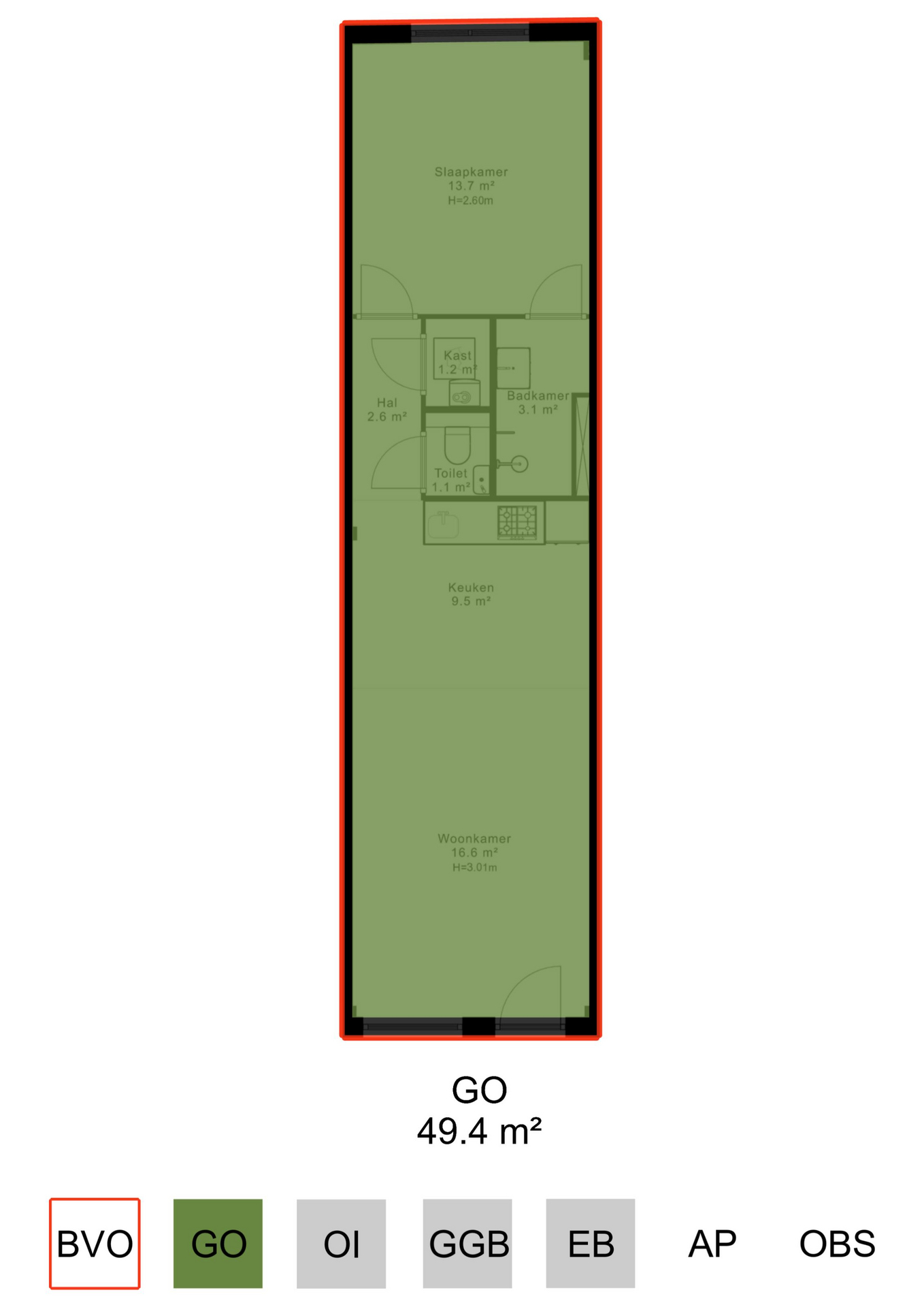 Nieuwpoortstraat 94 A 4 in AMSTERDAM-22