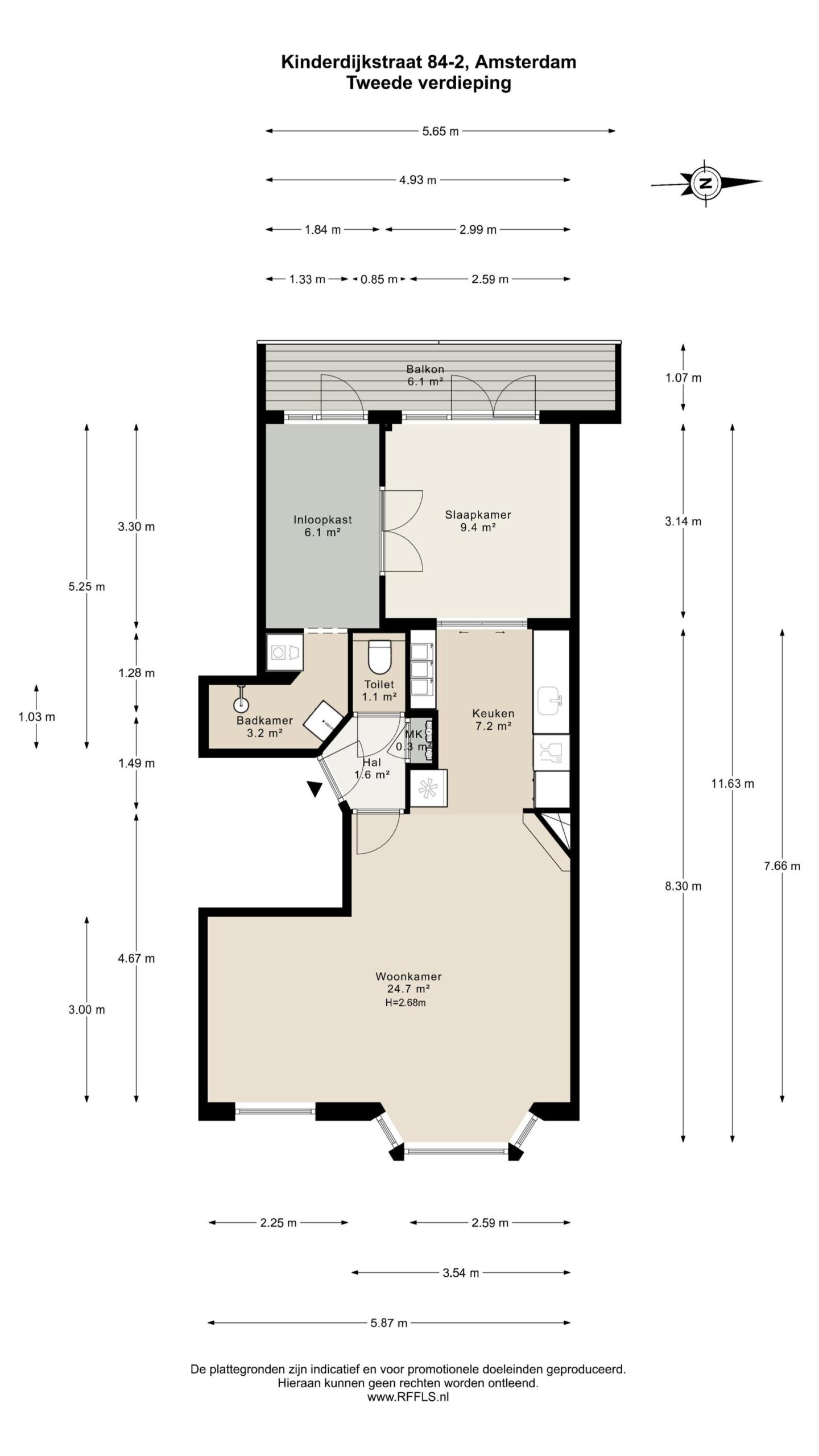 Kinderdijkstraat 84 2 in AMSTERDAM-27